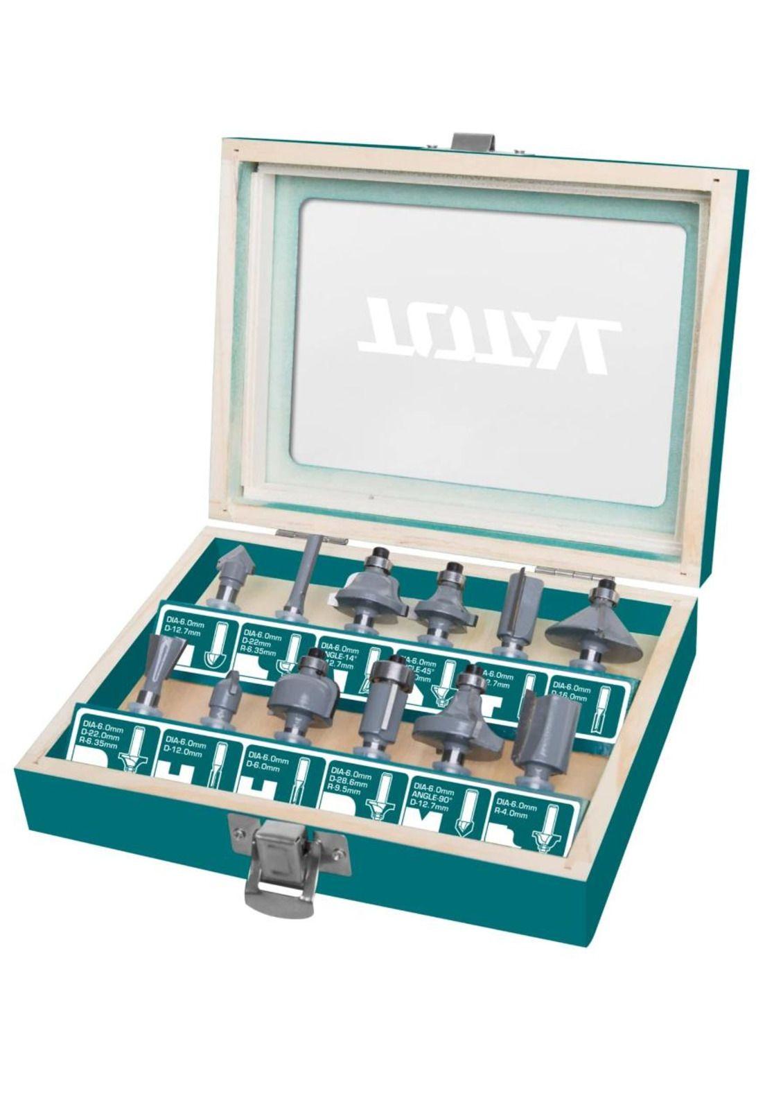 SET FRESAS 6MM TOTAL 12 PZAS TACSR0121-0