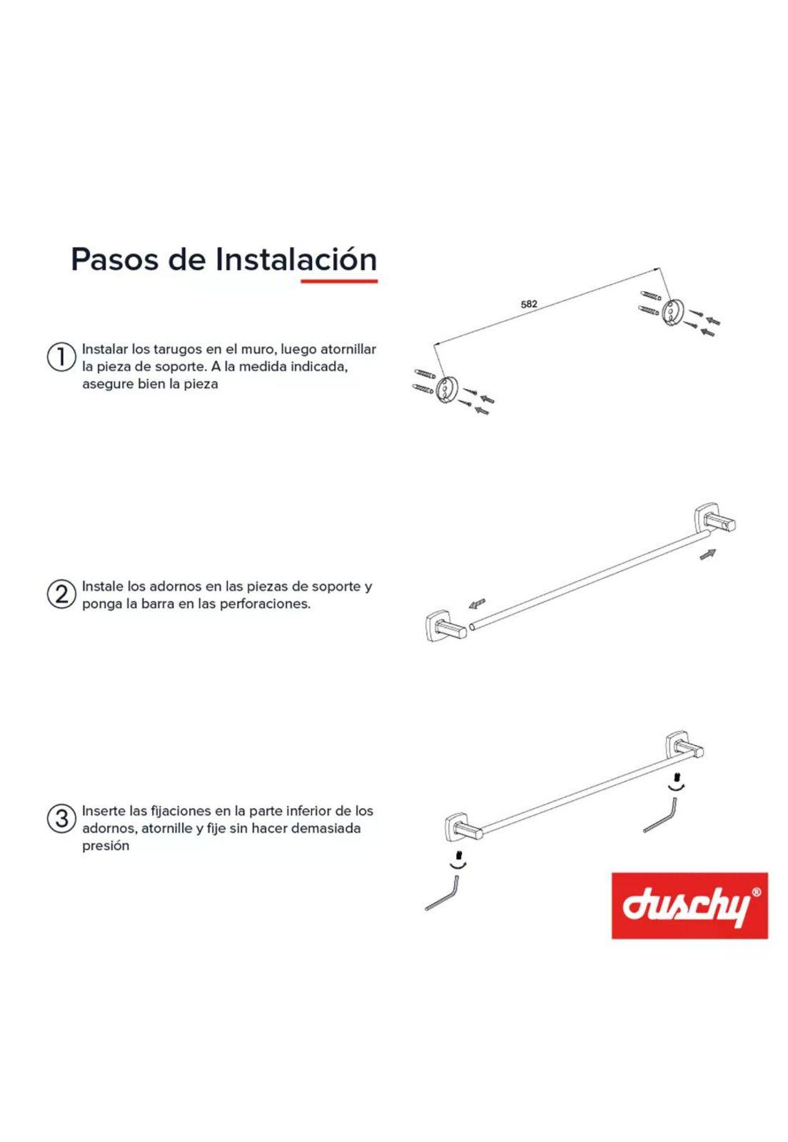 TOALLERO BARRA DUSCHY GUN METAL CARIN-3