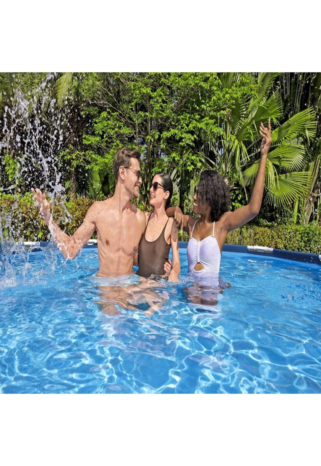 SET PISCINA BESTWAY REDONDA STEEL PRO CON FILTRO 3.66MX76CM-4