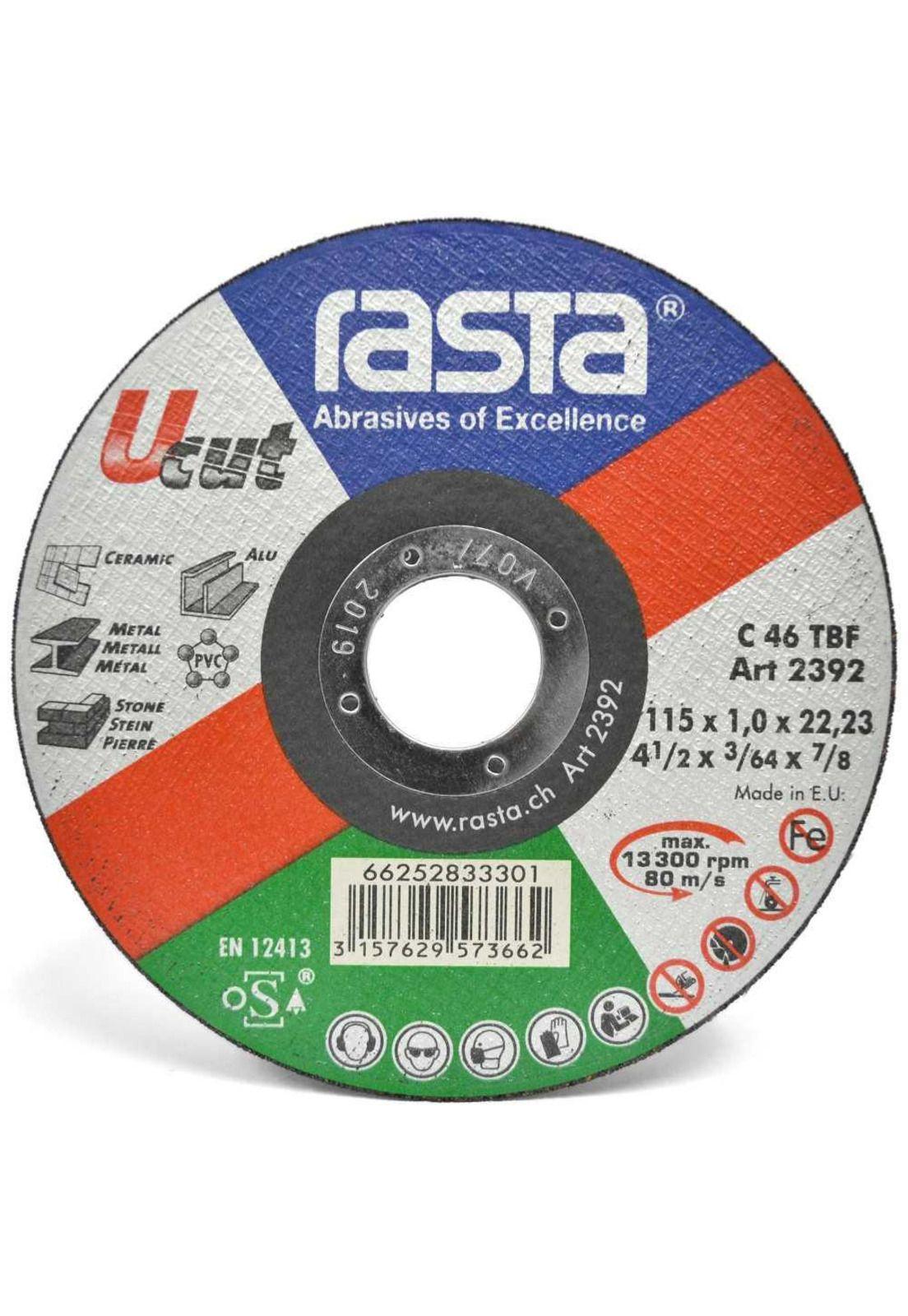 DISCO CORTE RASTA 2394 - 4.1/2" U-CUT MULTIMAT.-0