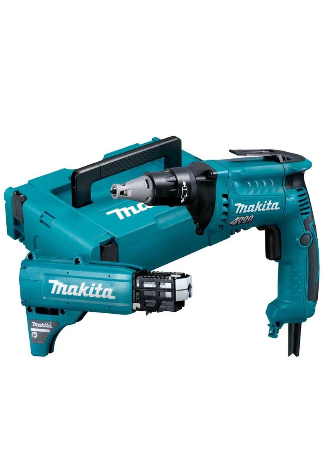 Kit Makita fs4000jx2 atornillador 570w + auto alimentador + maleta-1