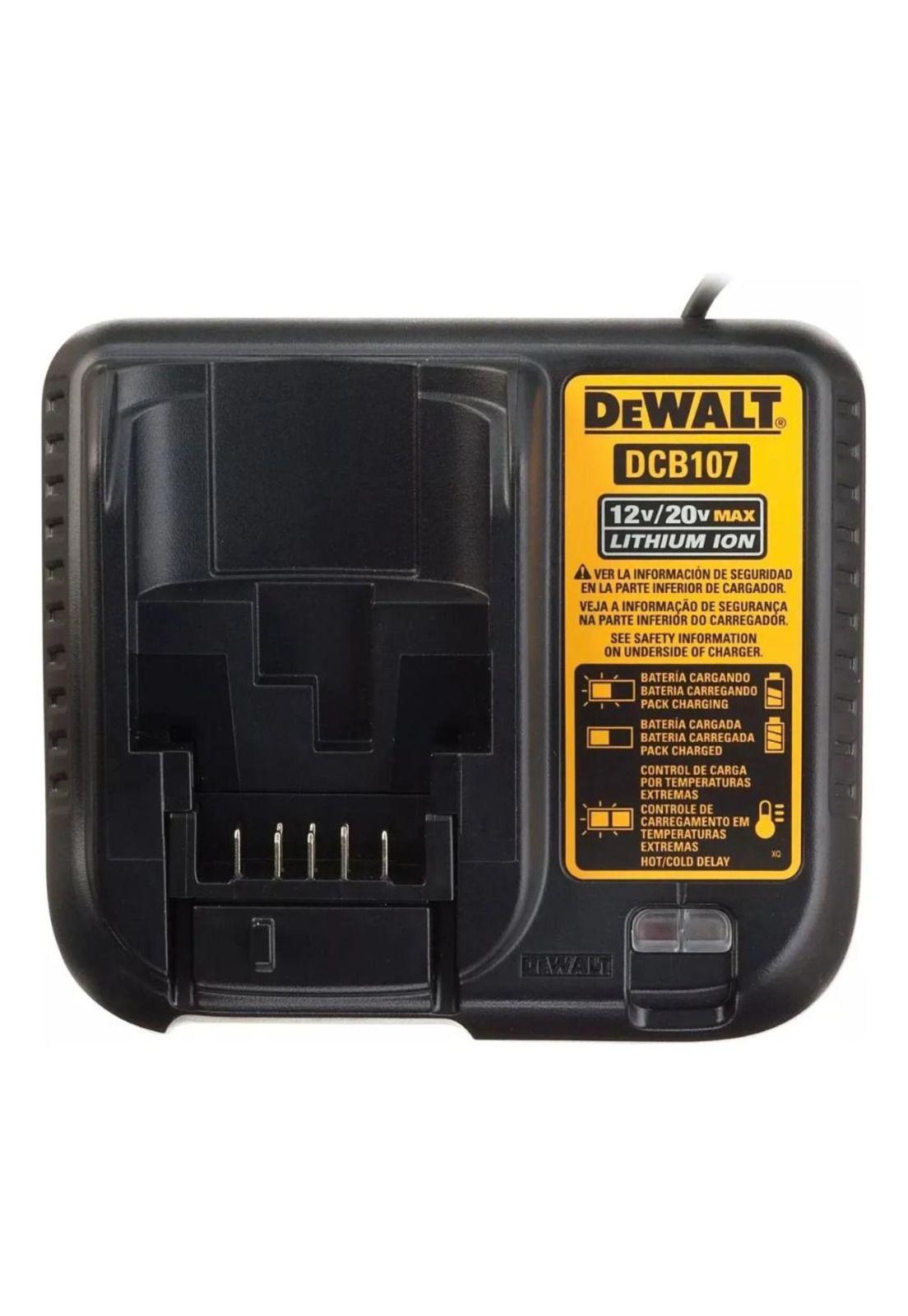 ATORNILLADOR INLAMBRICO DE IMPACTO DEWALT 6.35MM 20V 2 BATERIAS 1.5 AH  +CARGA + MALETA-5