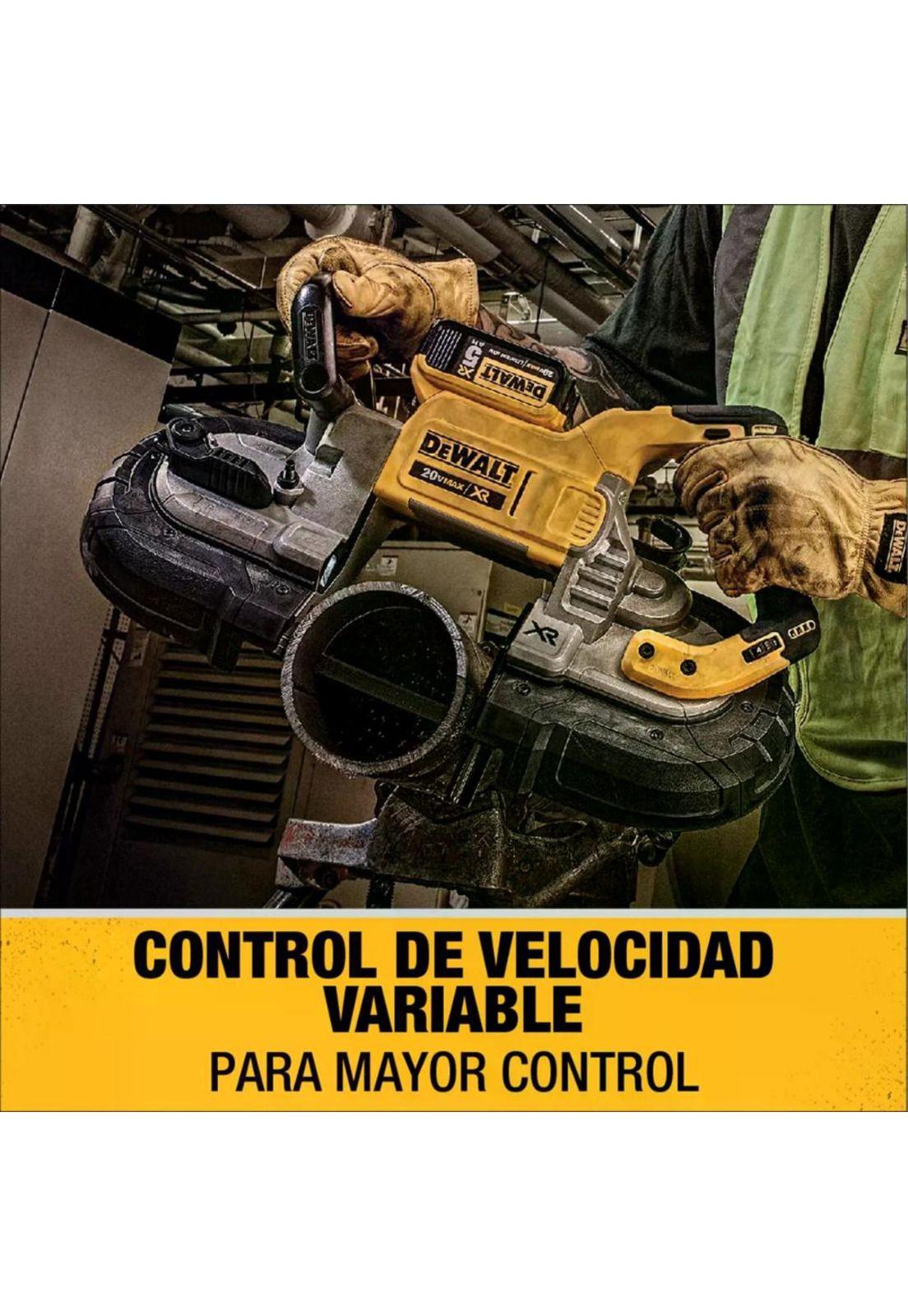 SIERRA BANDA TUBOS 20V MAX DEWALT S/B-C DCS374B-3