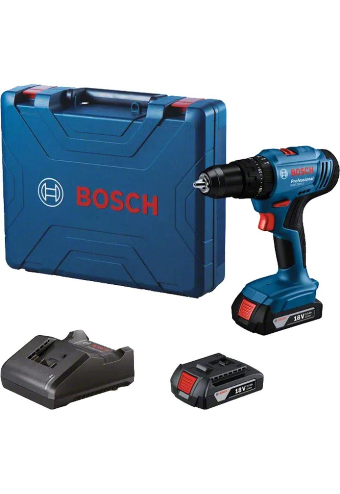 Taladro Percutor Bosch GSB 183 18V + Bat + Carg + x-line 34-3