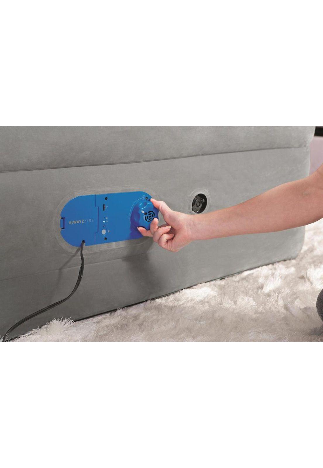 COLCHÓN INFLABLE BESTWAY ELÉCTRICO QUEEN ALWAYZAIRE 2.03MX1.52MX46CM-3