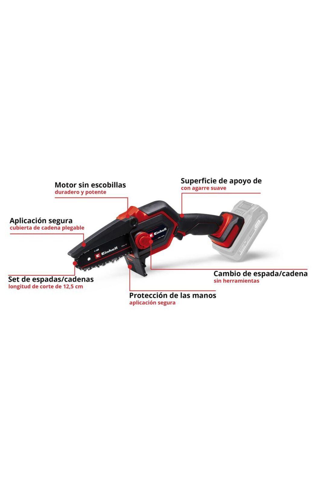 Podador Inalámbrico Einhell 18v Ge-ps 18/15 Solo-8