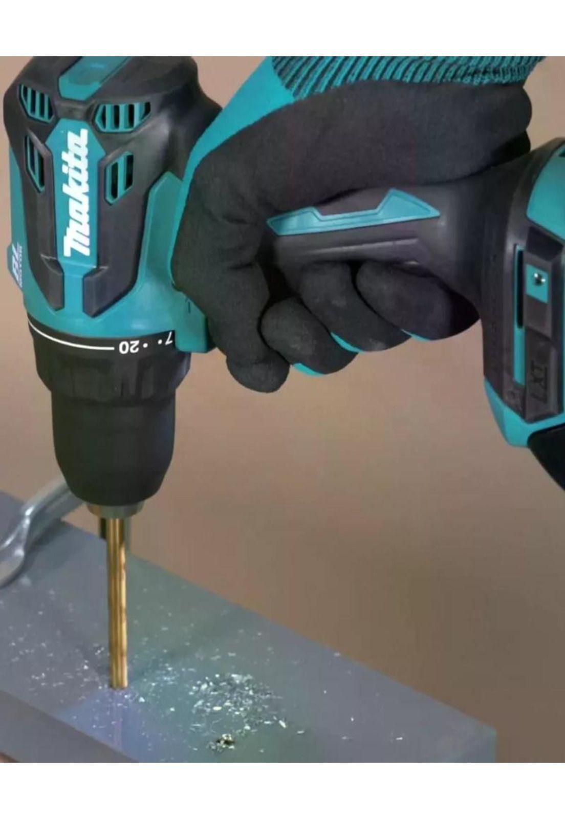 TALADRO PERCUTOR ATORNILLADOR MAKITA DHP490RFX2 13MM BL 18V-5