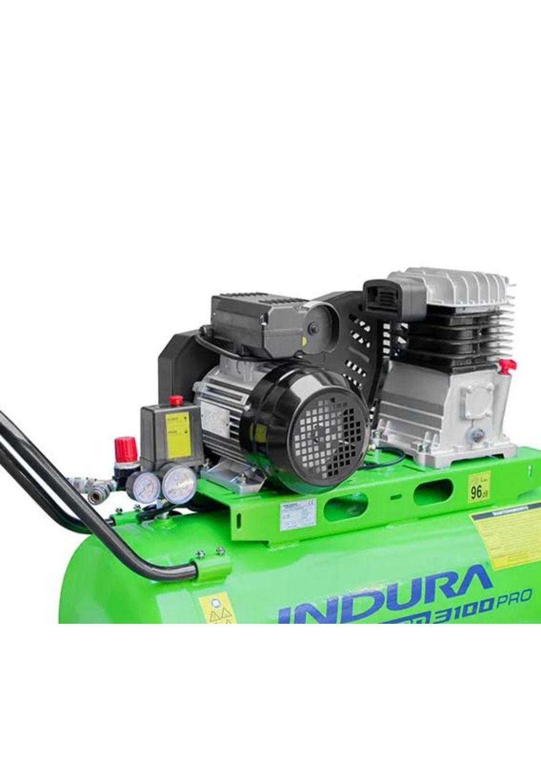 COMPRESOR INDURA 100 LITROS 3HP HURACAN 3100-2