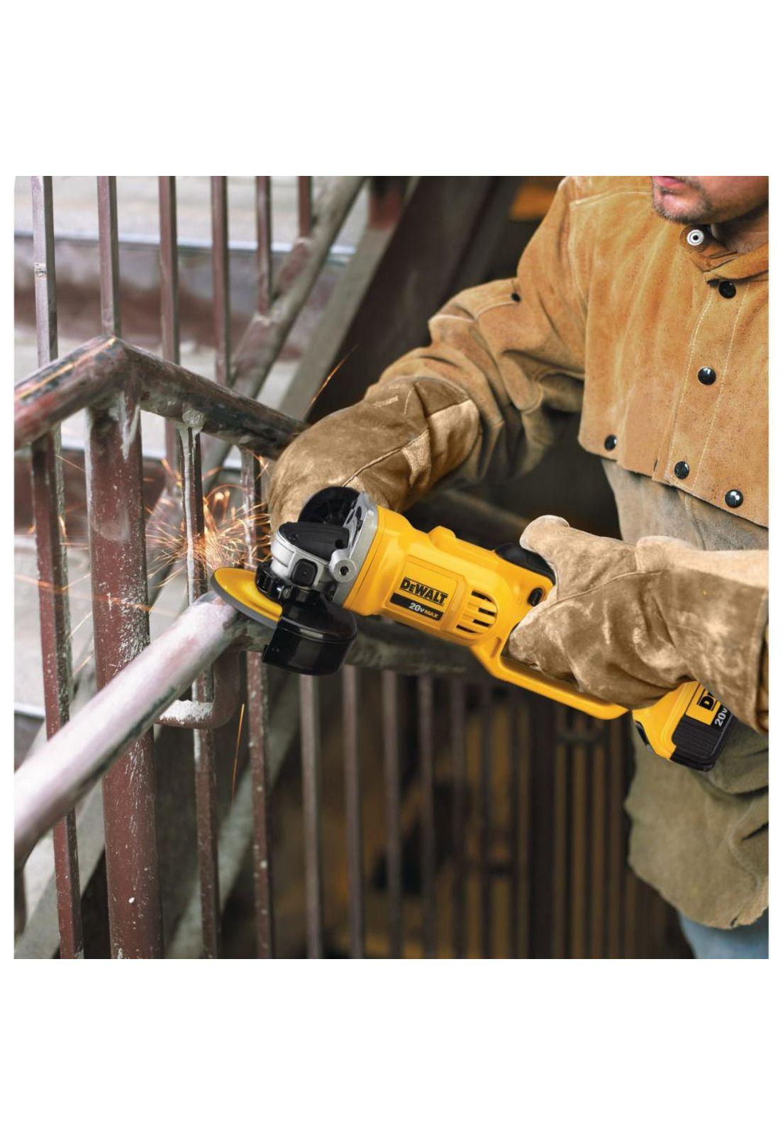 ESMERIL ANGULAR INALAMBRICO DEWALT 4 1/2" 20V LITIO ION-2