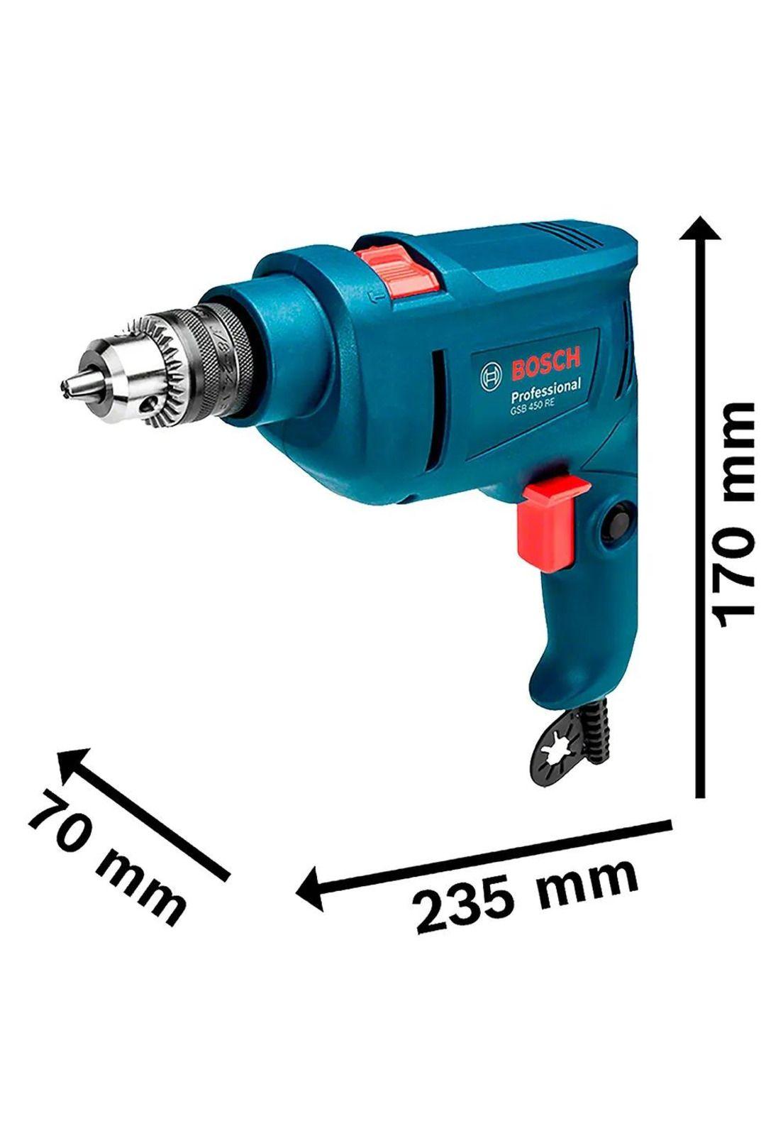 TALADRO PERCUTOR BOSCH GSB 450  RE STD 450W-220V-2