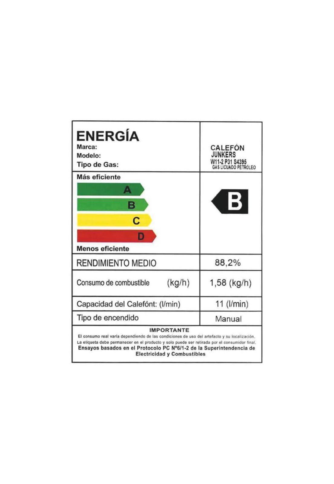 CALEFON JUNKERS CHISPERO G.L. 11 L. (W11-2 P31)-3