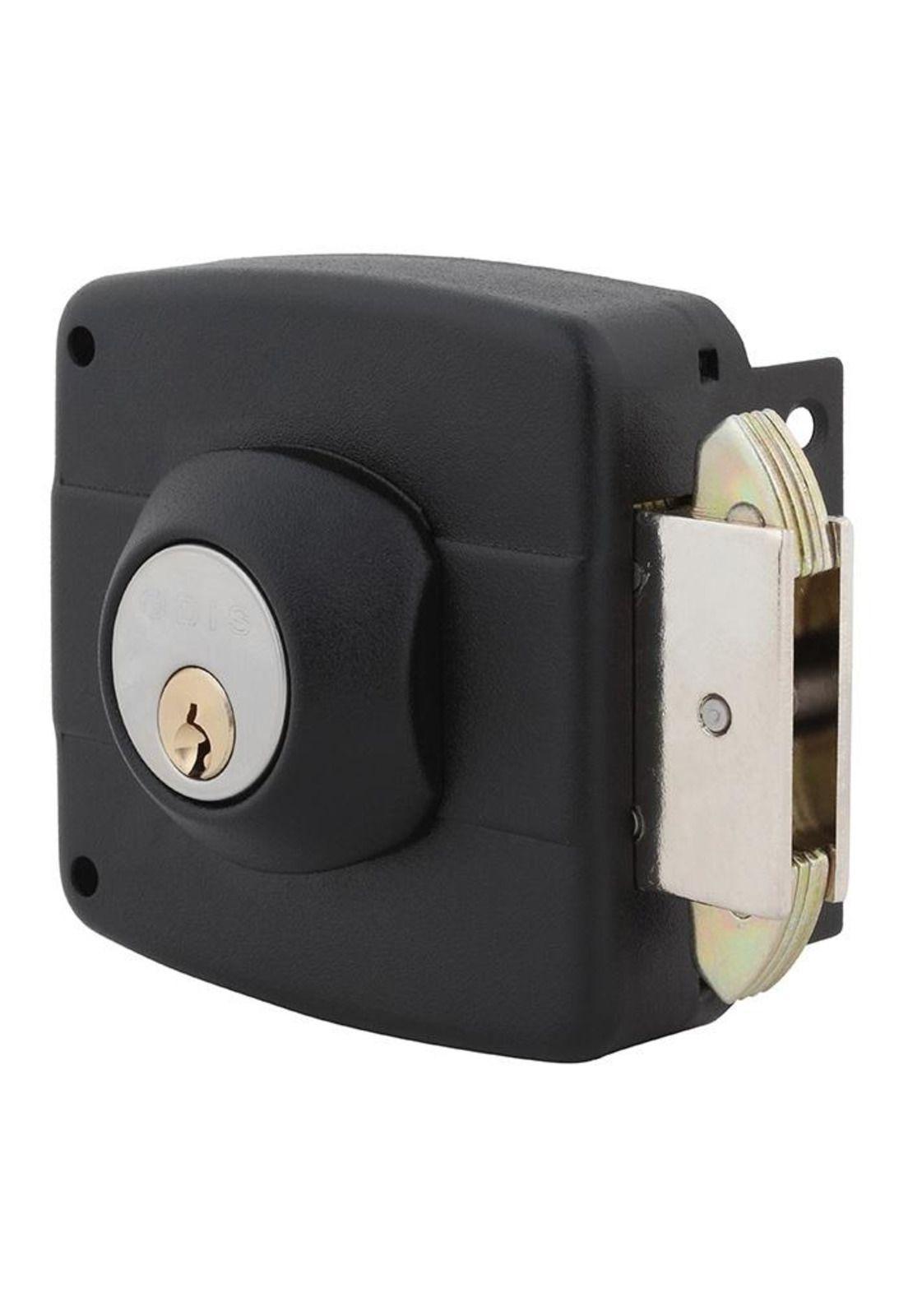 CERRADURA SOBREP ODIS 393 NEGRO C/CAJA METALICA-1