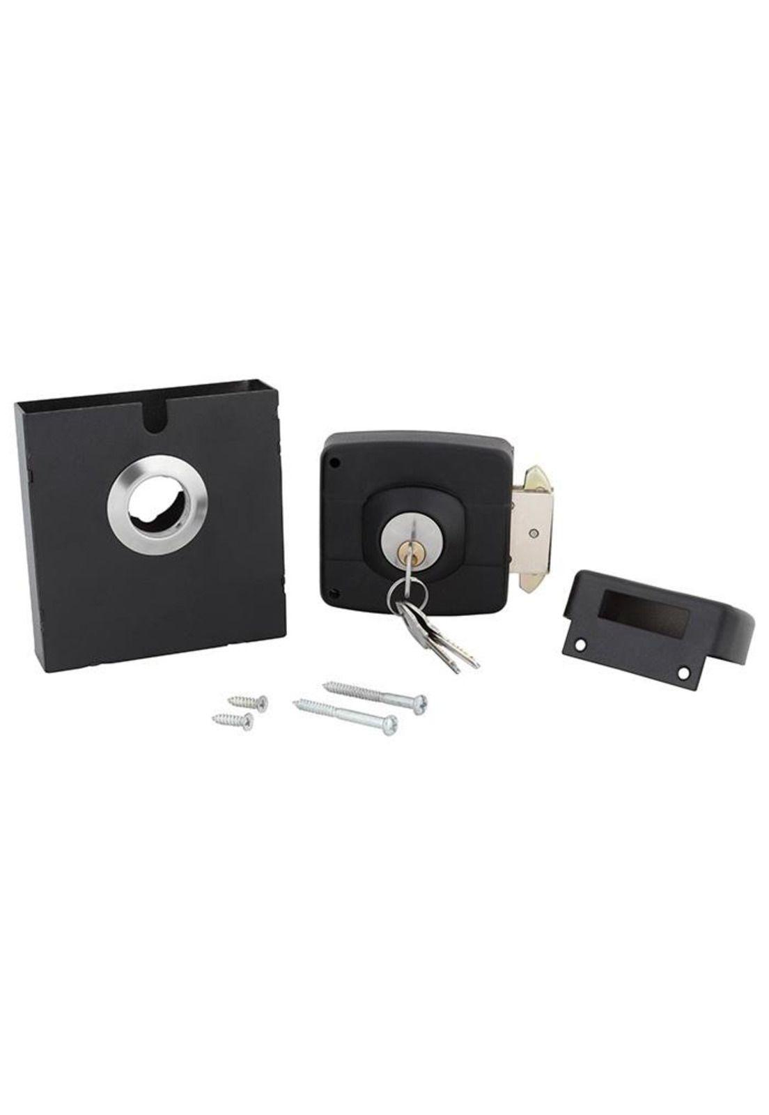 CERRADURA SOBREP ODIS 393 NEGRO C/CAJA METALICA-2