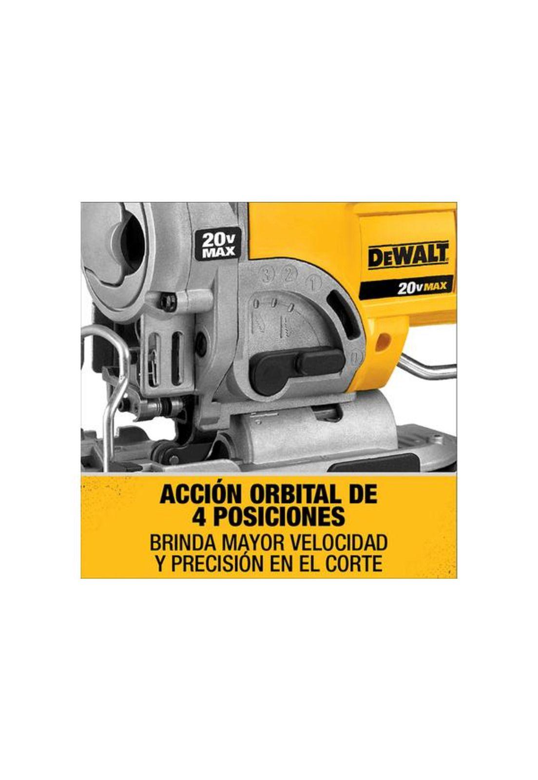 SIERRA CALADORA 20V MAX DEWALT DCS331 SIN CARG NI BAT-2