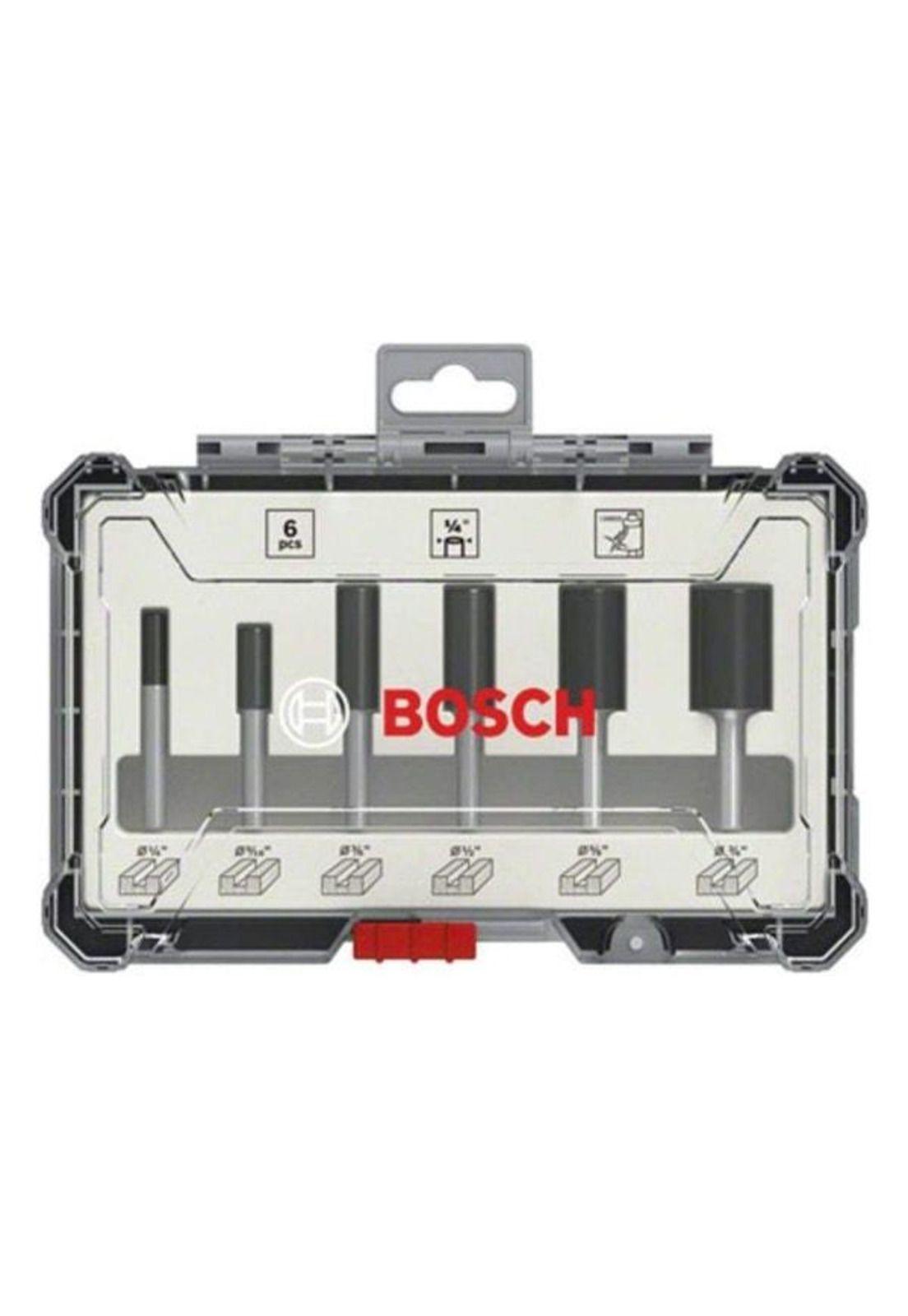 SET DE FRESAS RECTAS BOSCH 6 PCS 1/4"-0