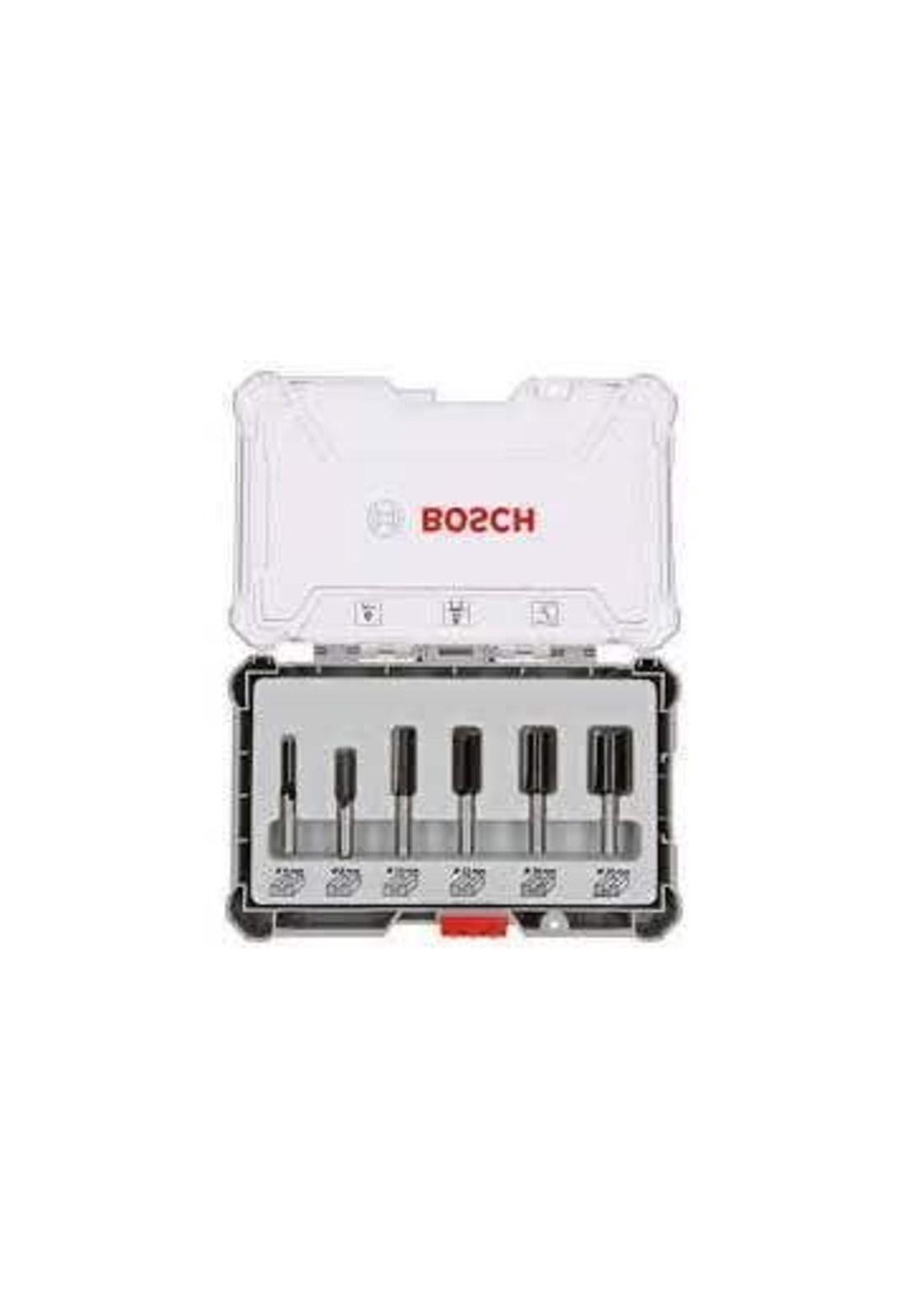 SET DE FRESAS RECTAS BOSCH 6 PCS 1/4"-1
