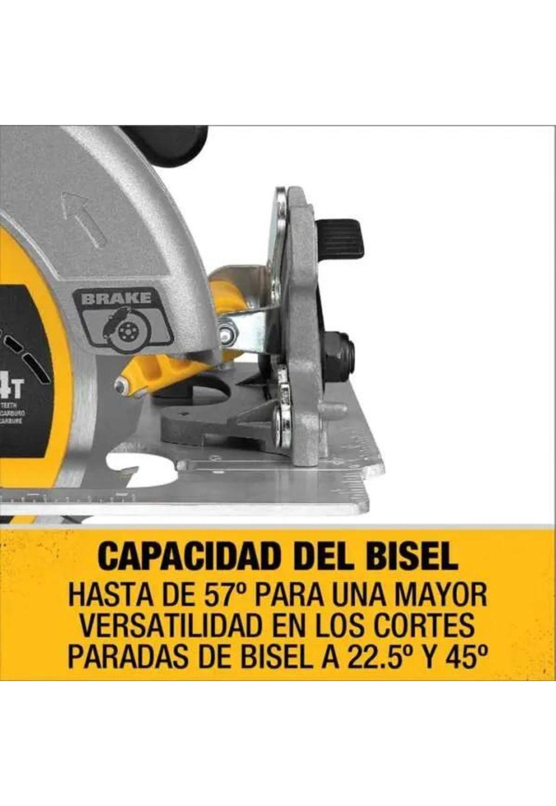 SIERRA CIRCULAR DEWALT DCS570H2-B2 20V 7 1/4+2B 5A+C+BOLSO-7