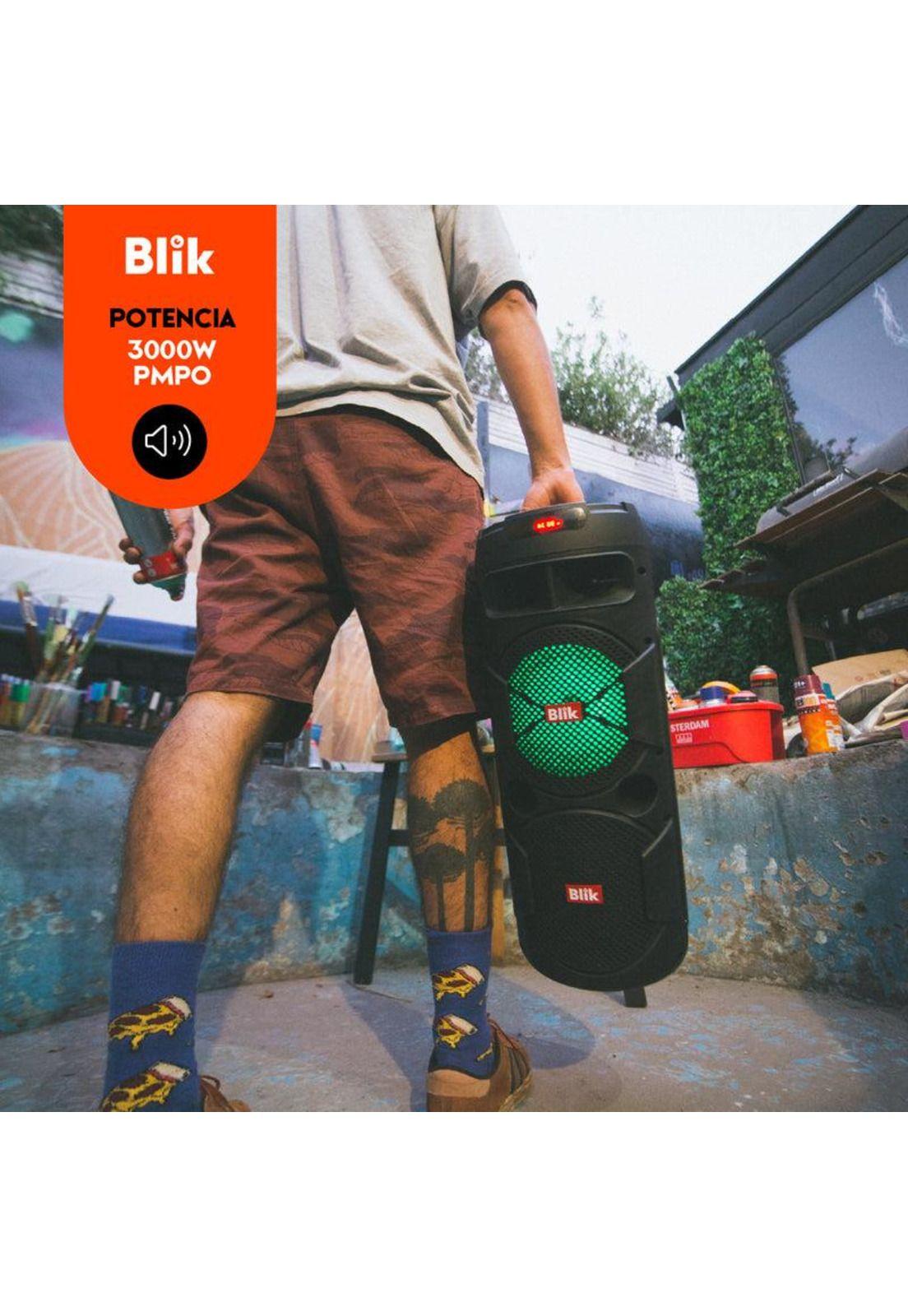 PARLANTE BT KARAOKE BLIK SCREAMER 3 C/MICROF-3