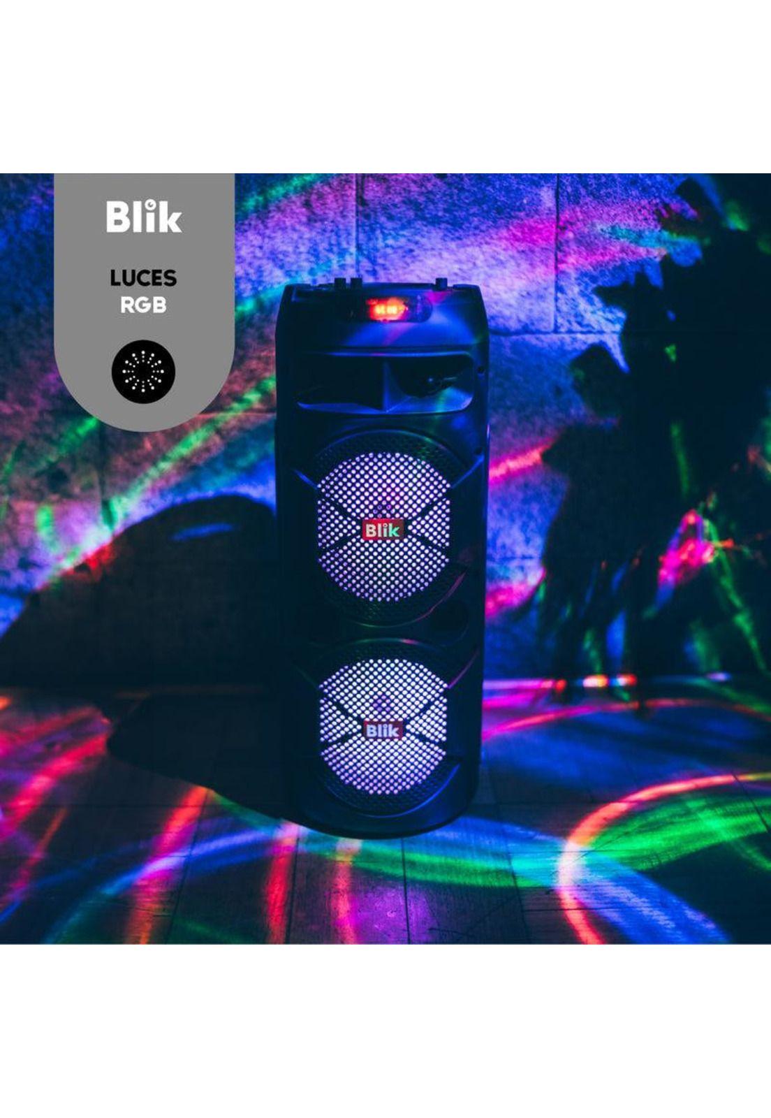 PARLANTE BT KARAOKE BLIK SCREAMER 3 C/MICROF-5