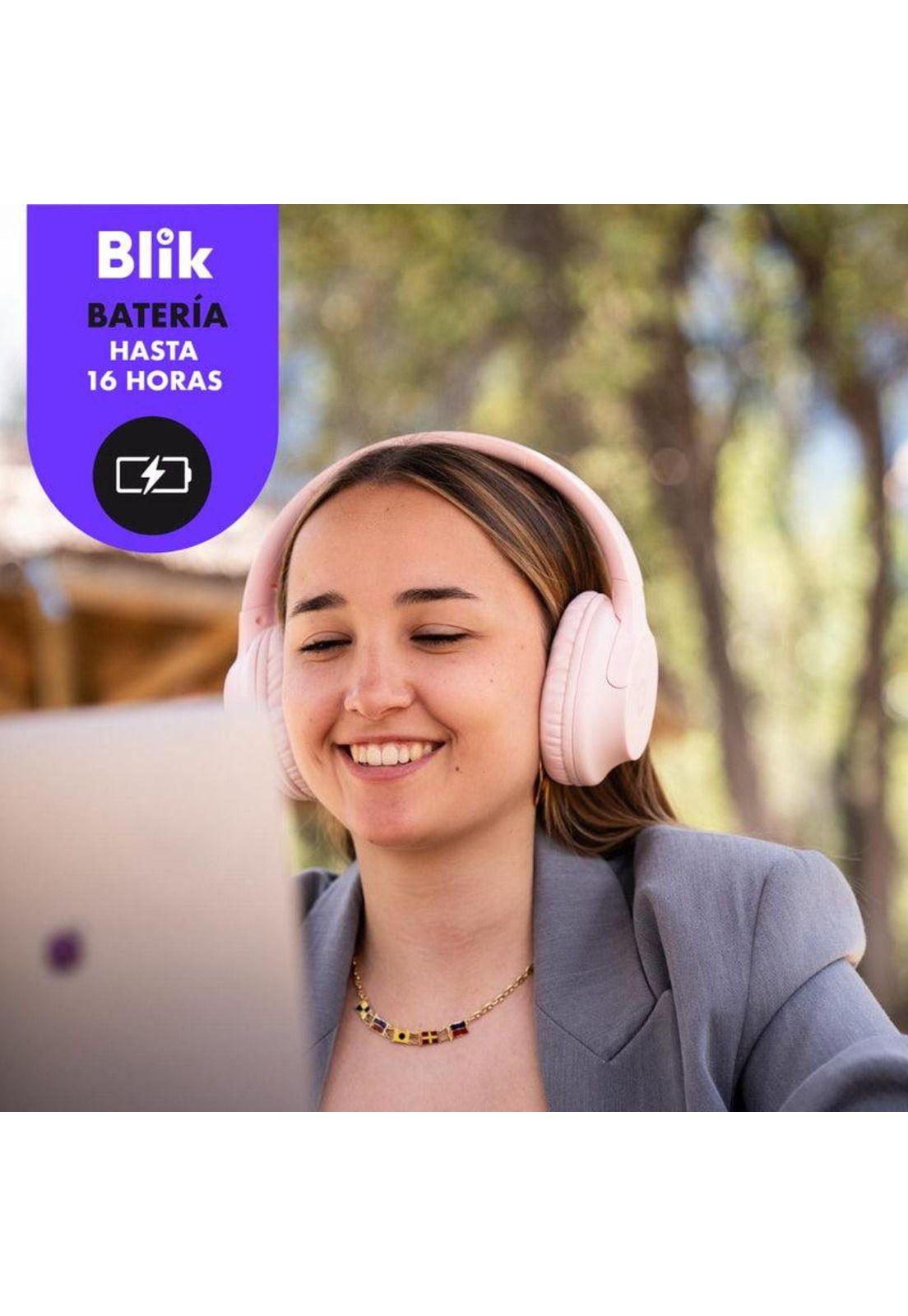 AUDIFONO OVER EAR BLIK SOUL 250 ROSADO-5