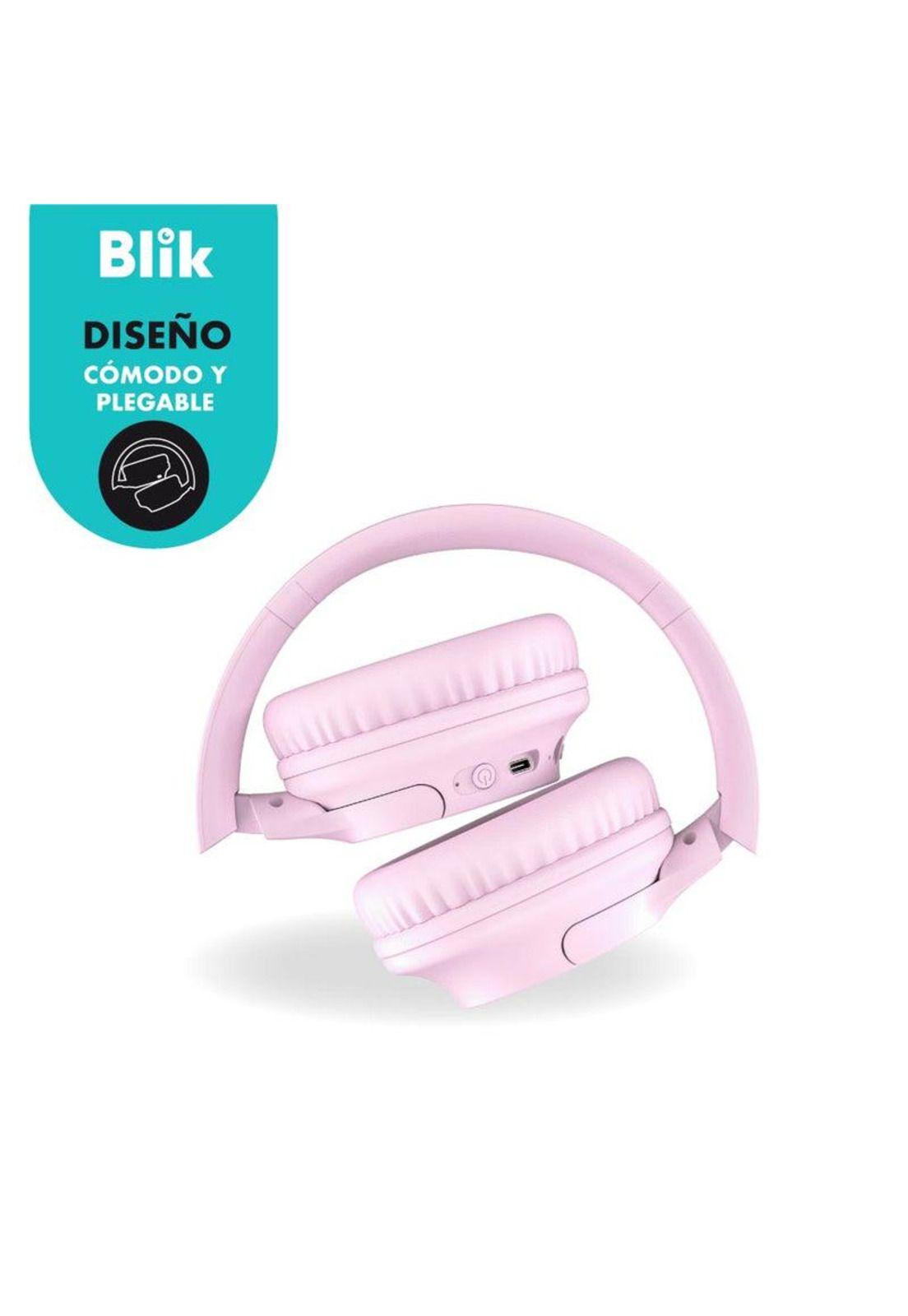 AUDIFONO OVER EAR BLIK SOUL 250 ROSADO-6