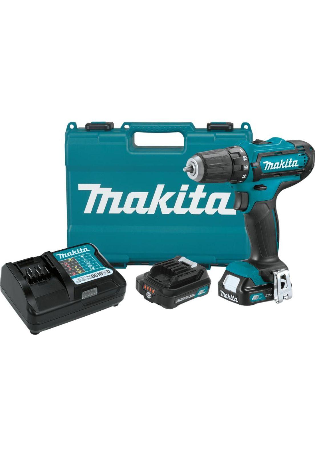 TALADRO ATORN. MAKITA DF332DWAE - 10MM 12V CXT+2B 2AH+C-5