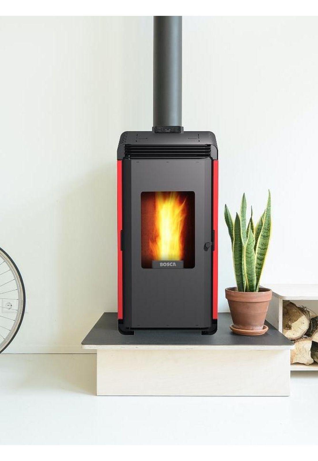 CALEFACTOR BOSCA A PELLET HERA ROJO-7