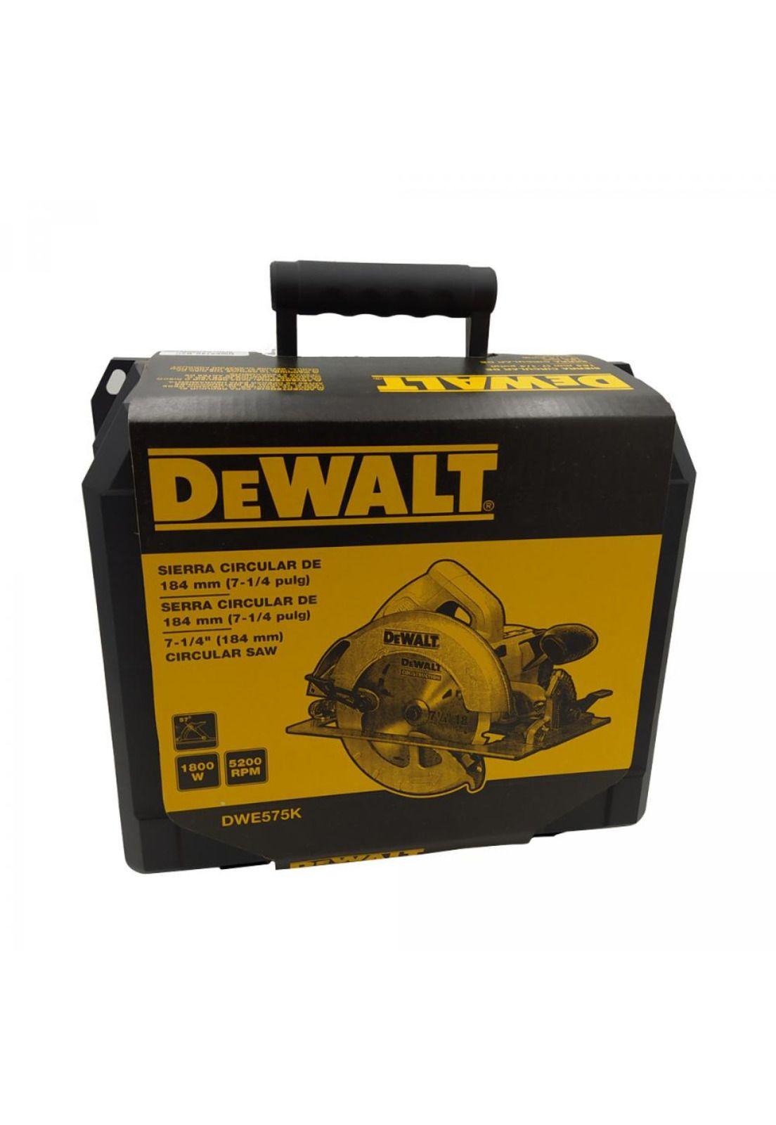 SIERRA CIRCULAR DEWALT DWE575K-B2C 7 1/4" 1.800W-2