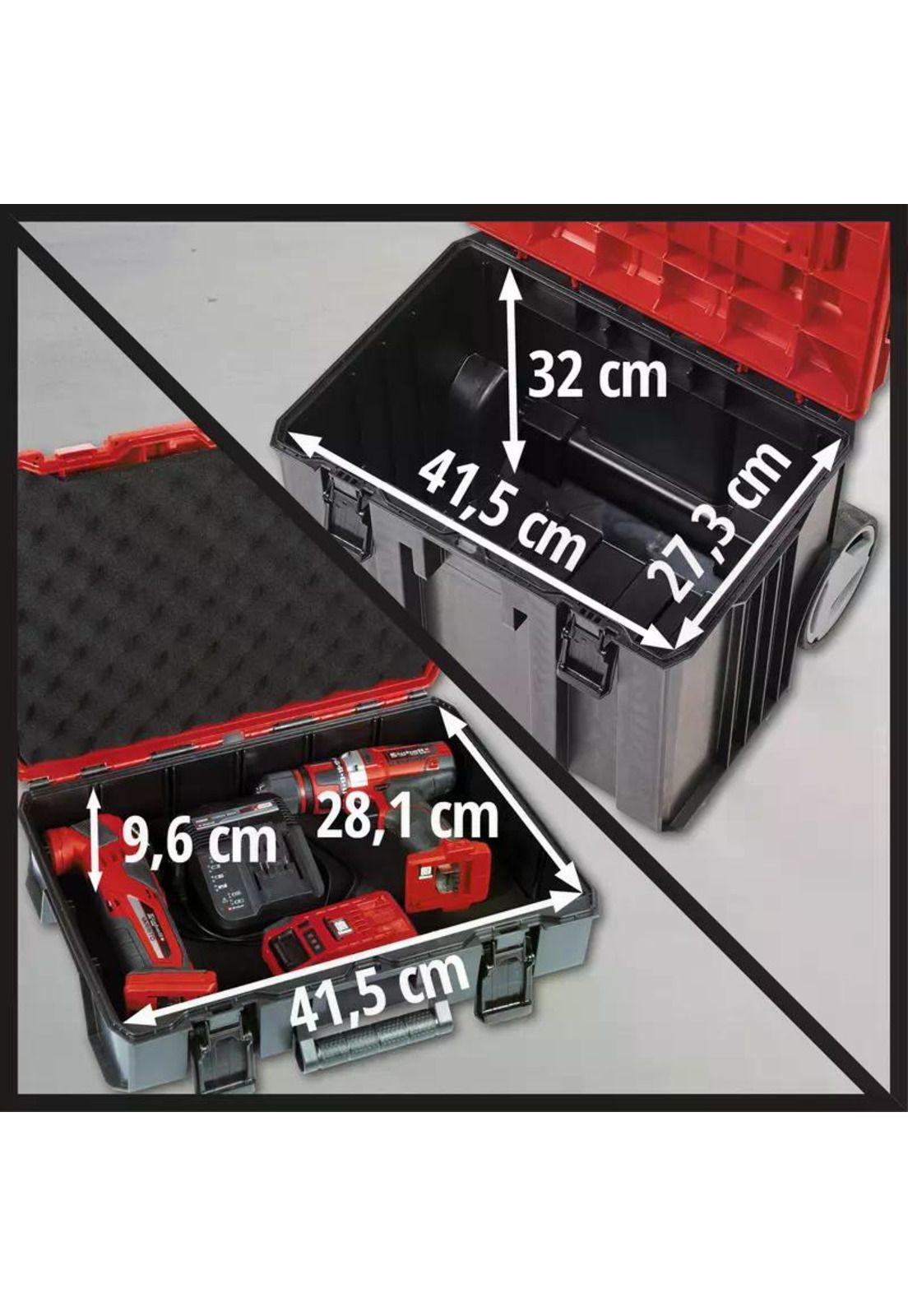 CAJA HERRAMIENTA EINHELL E-CASE L CON RUEDA-4