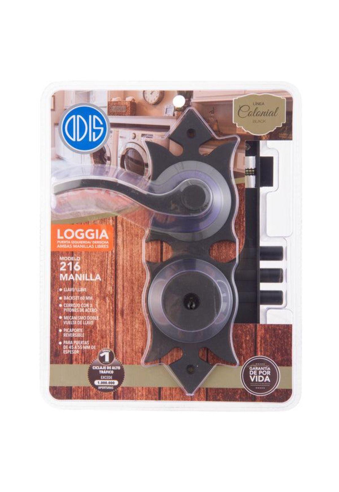 CERRADURA EMB.216 ODIS COLONIAL MANILLA NEGRO-5