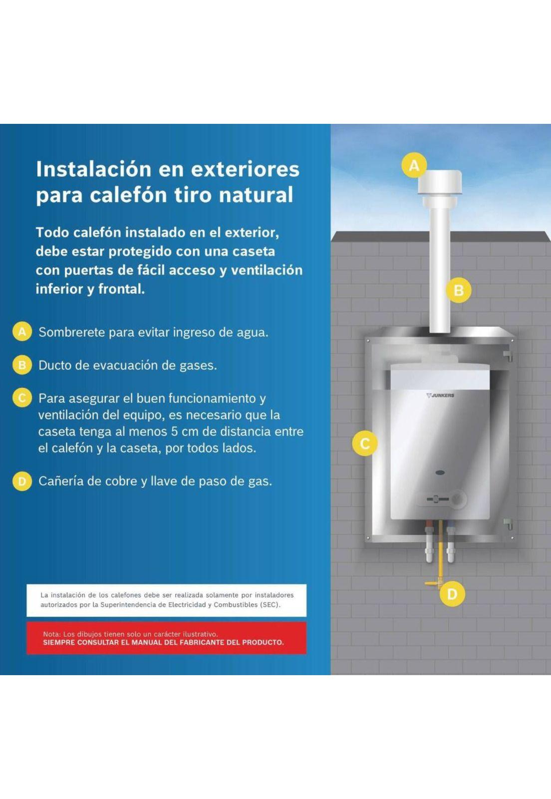 CALEFON JUNKERS GL 5 LT. IONIZADO HYDROBASE 1500-3