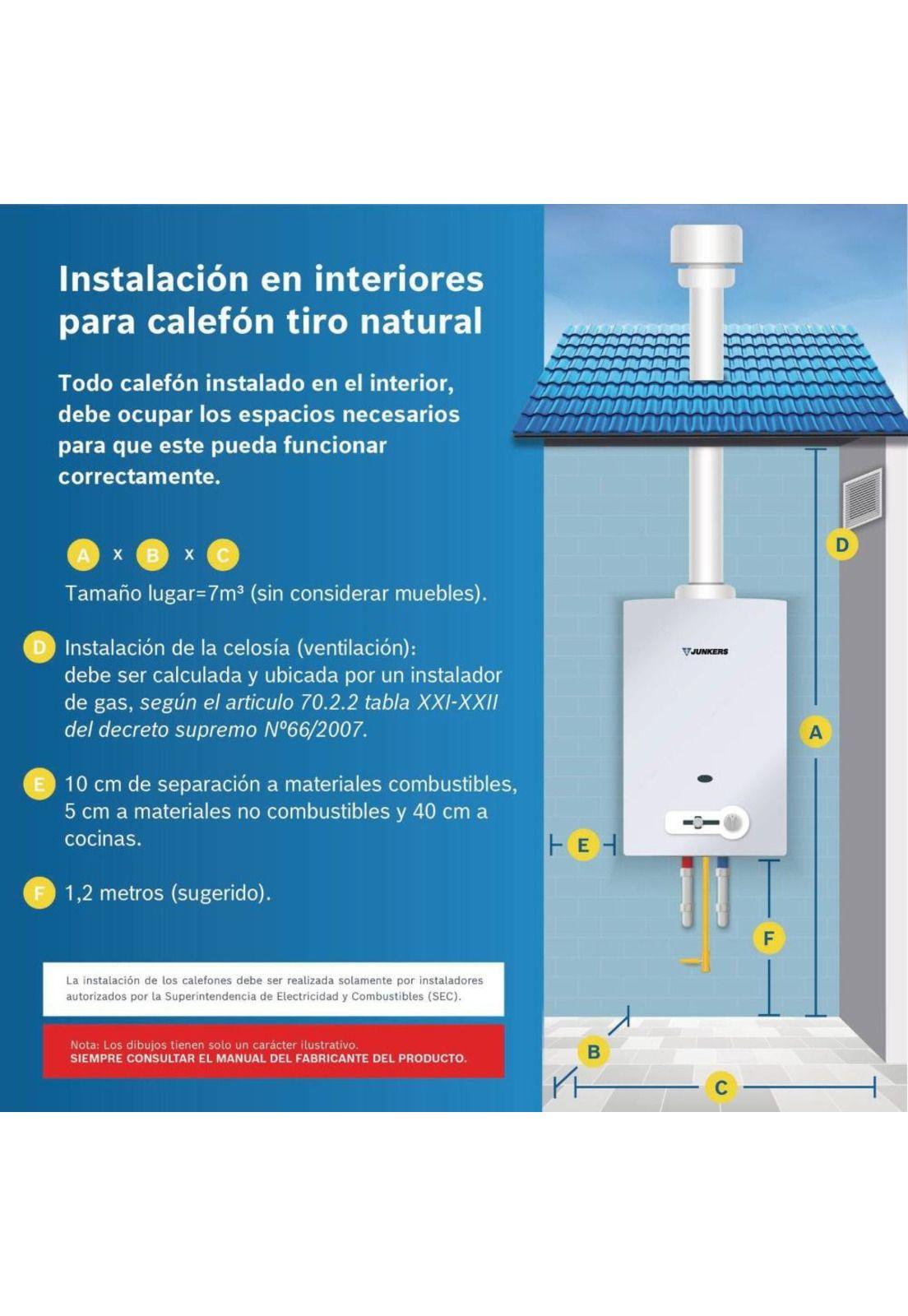CALEFON JUNKERS GL 5 LT. IONIZADO HYDROBASE 1500-4