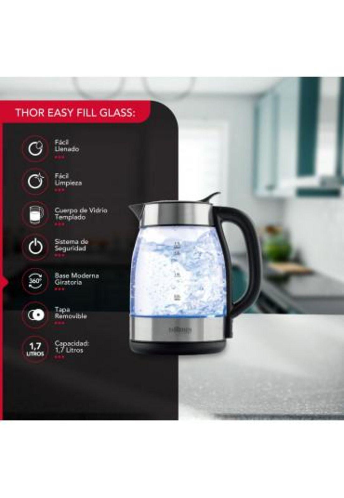 HERVIDOR THOR EASY FILL GLASS 1.7LT 2000W-7