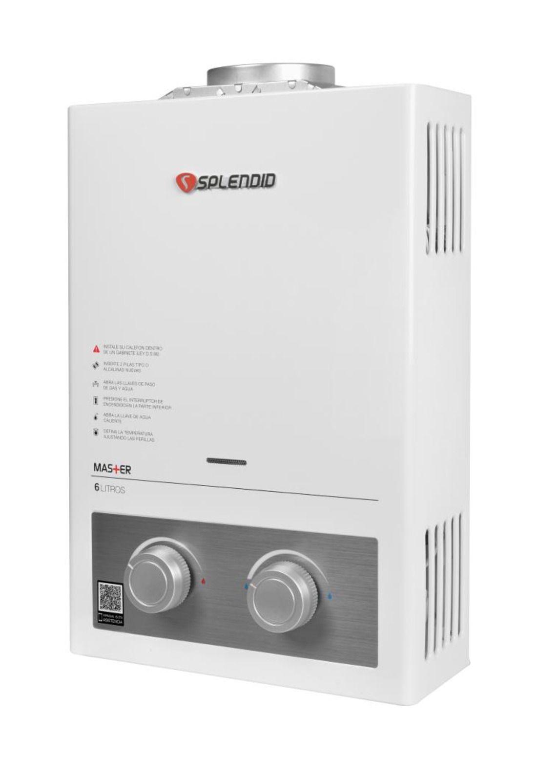 CALEFON SPLENDID GAS LICUADO 6L. IONIZADO-2
