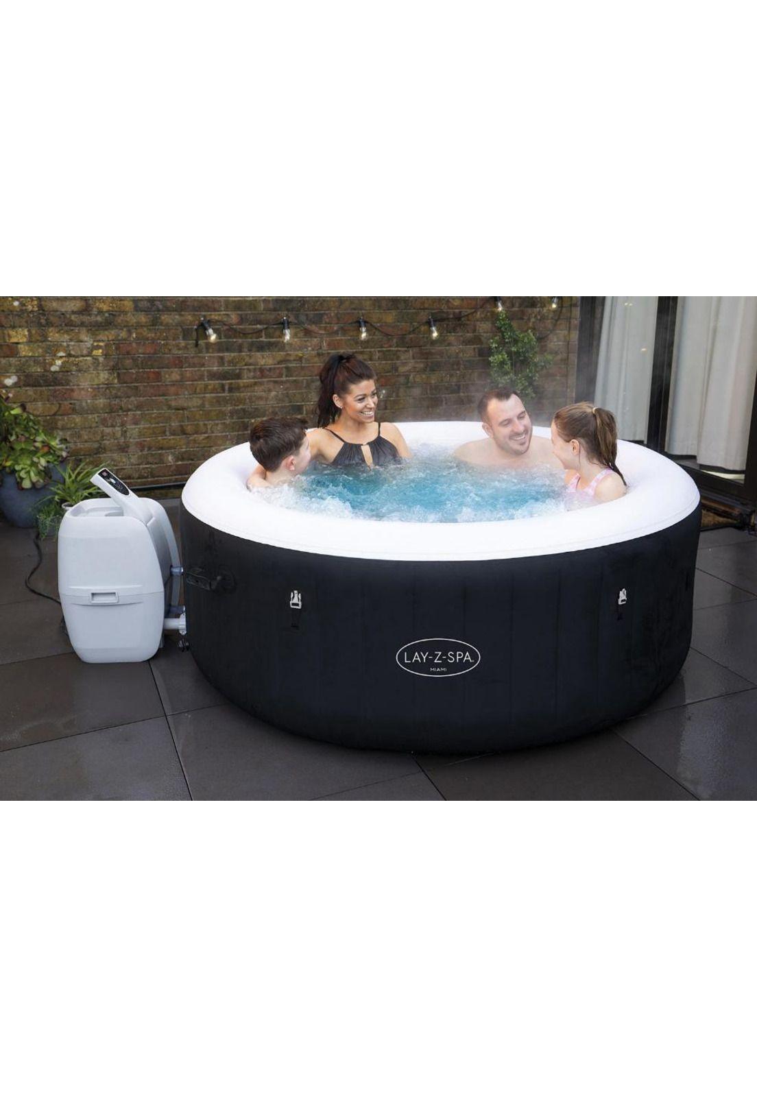 SPA INFLABLE BESTWAY MIAMI AIRJET 4 PERSONAS  180 x 66-3