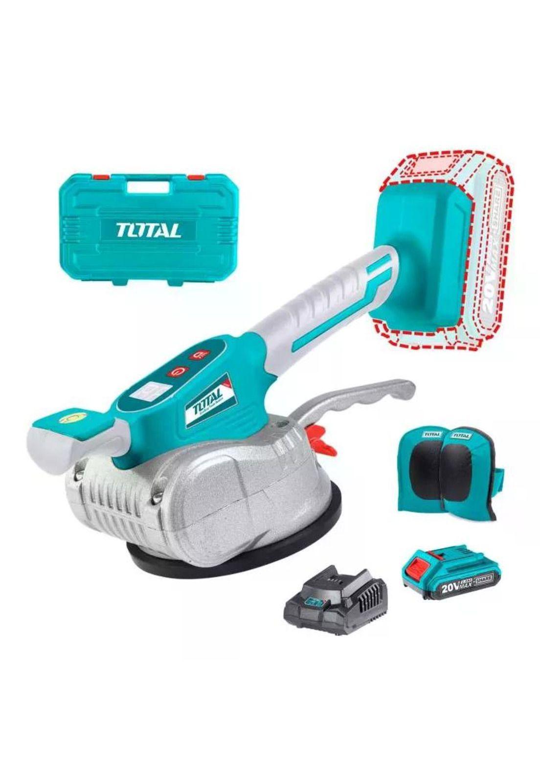 VENTOSA NIVELADORA CERAMICA TOTAL TTVLI20101 20V+1BAT  2A +CARG-0