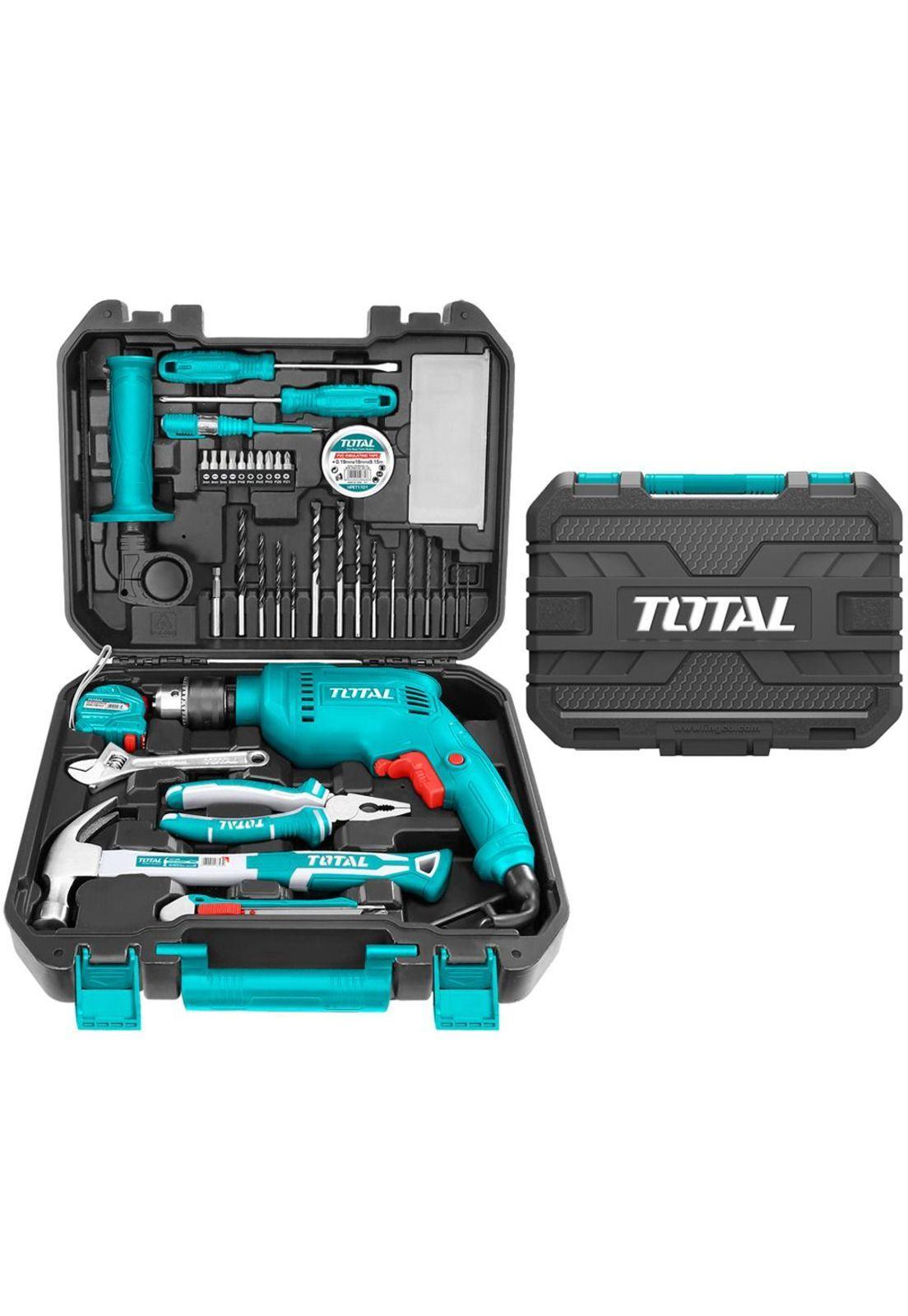 Taladro Percutor Total Thkthp1152 680w+115pzas-2