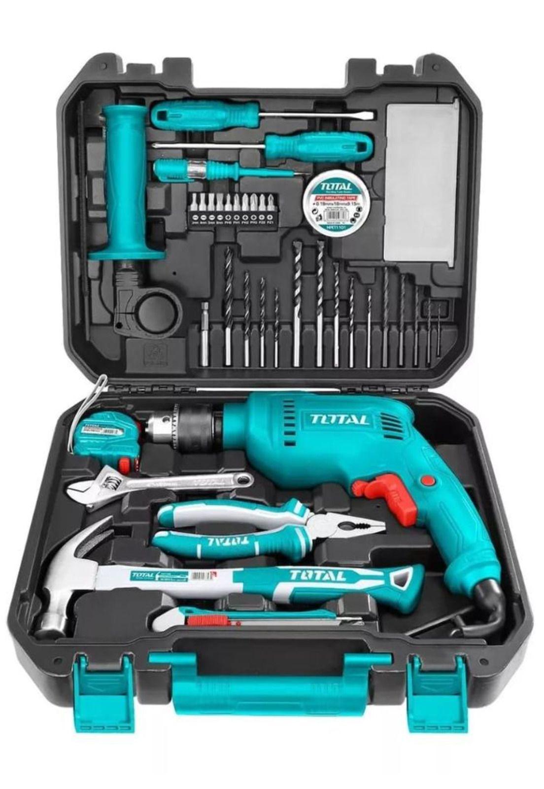 Taladro Percutor Total Thkthp1152 680w+115pzas-3