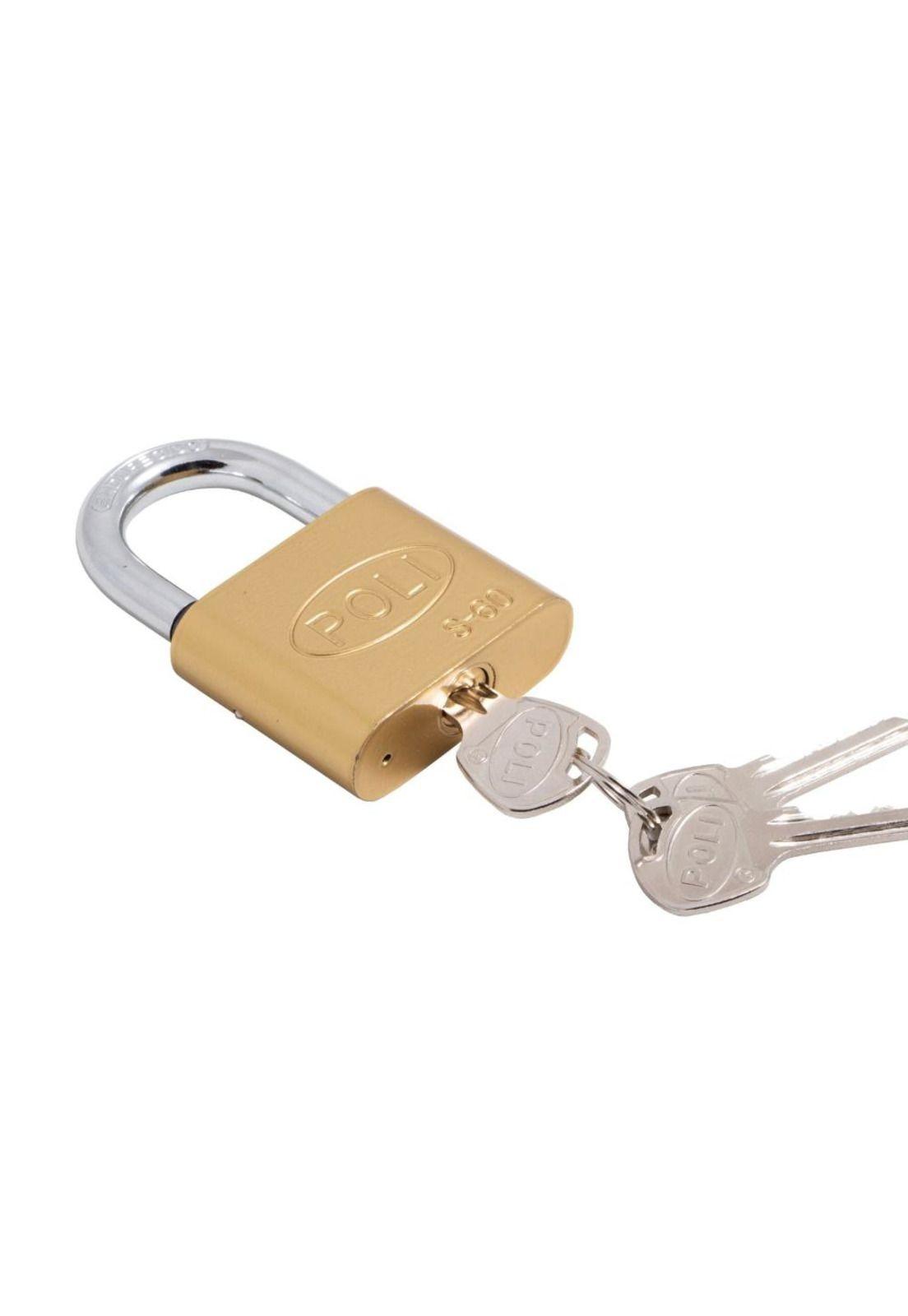 CANDADO POLI S 60MM BR-CJ 3 LLAVES 157160-2