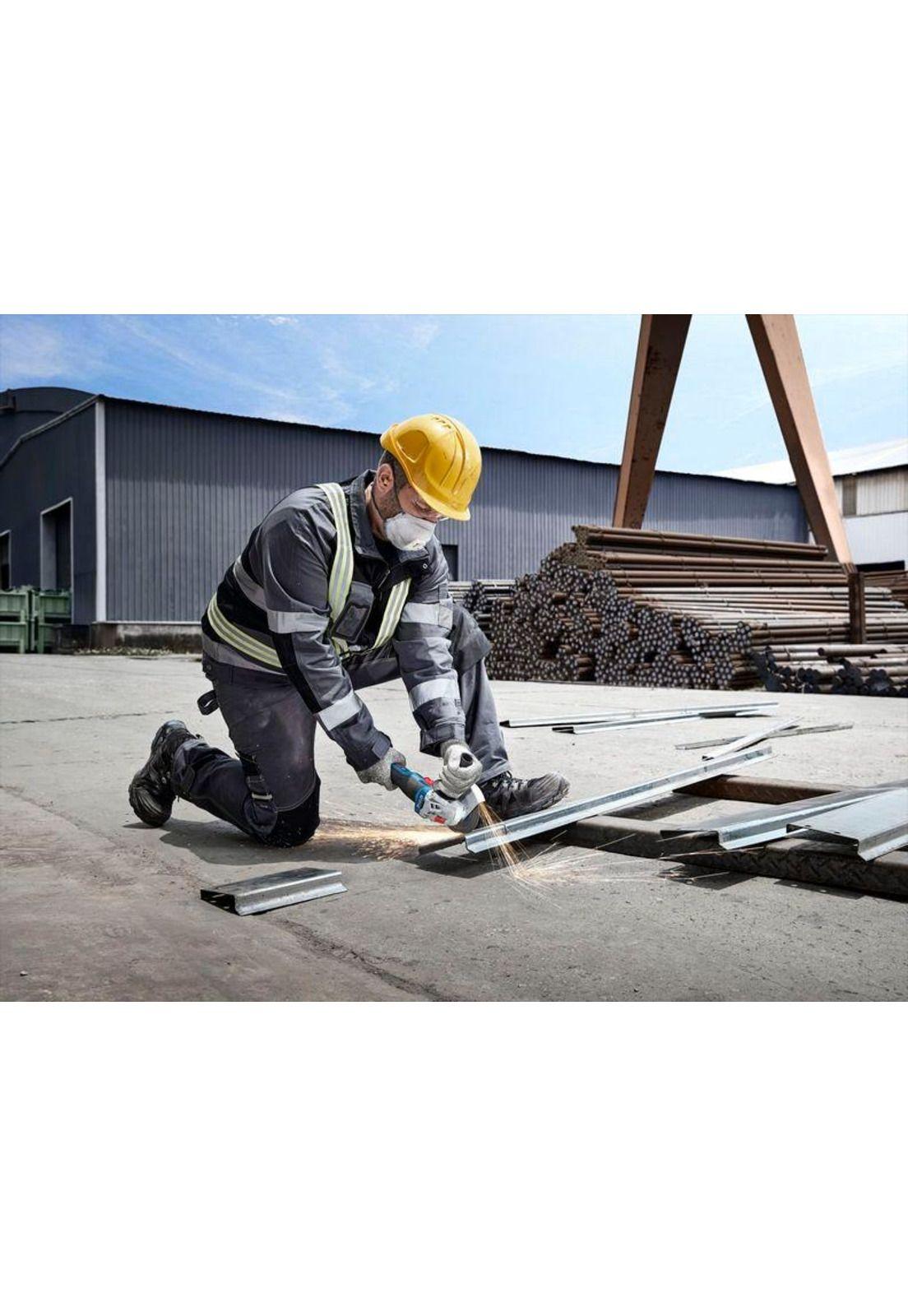 ESMERIL ANGULAR 5" BOSCH GWS 18V-8 PROF SIN BAT NI CARG-4