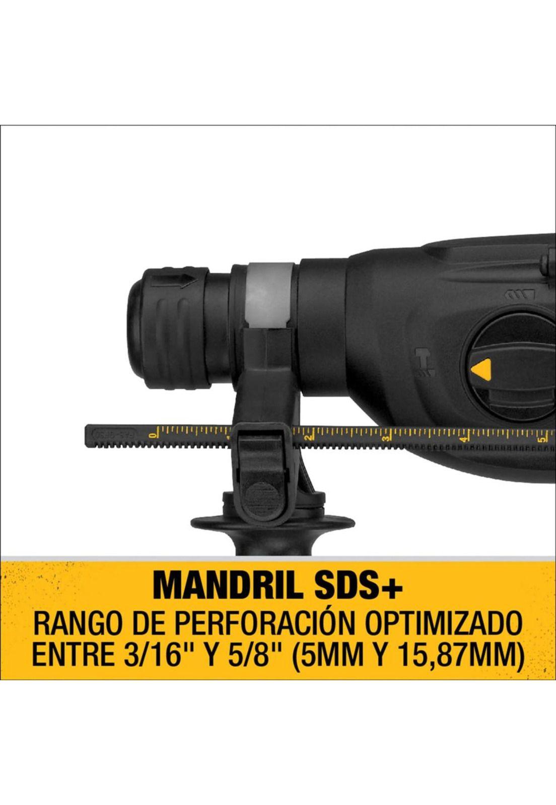 Rotomartillo Sds 20v S/carbones S/batería Dewalt Dch133b-b3-3