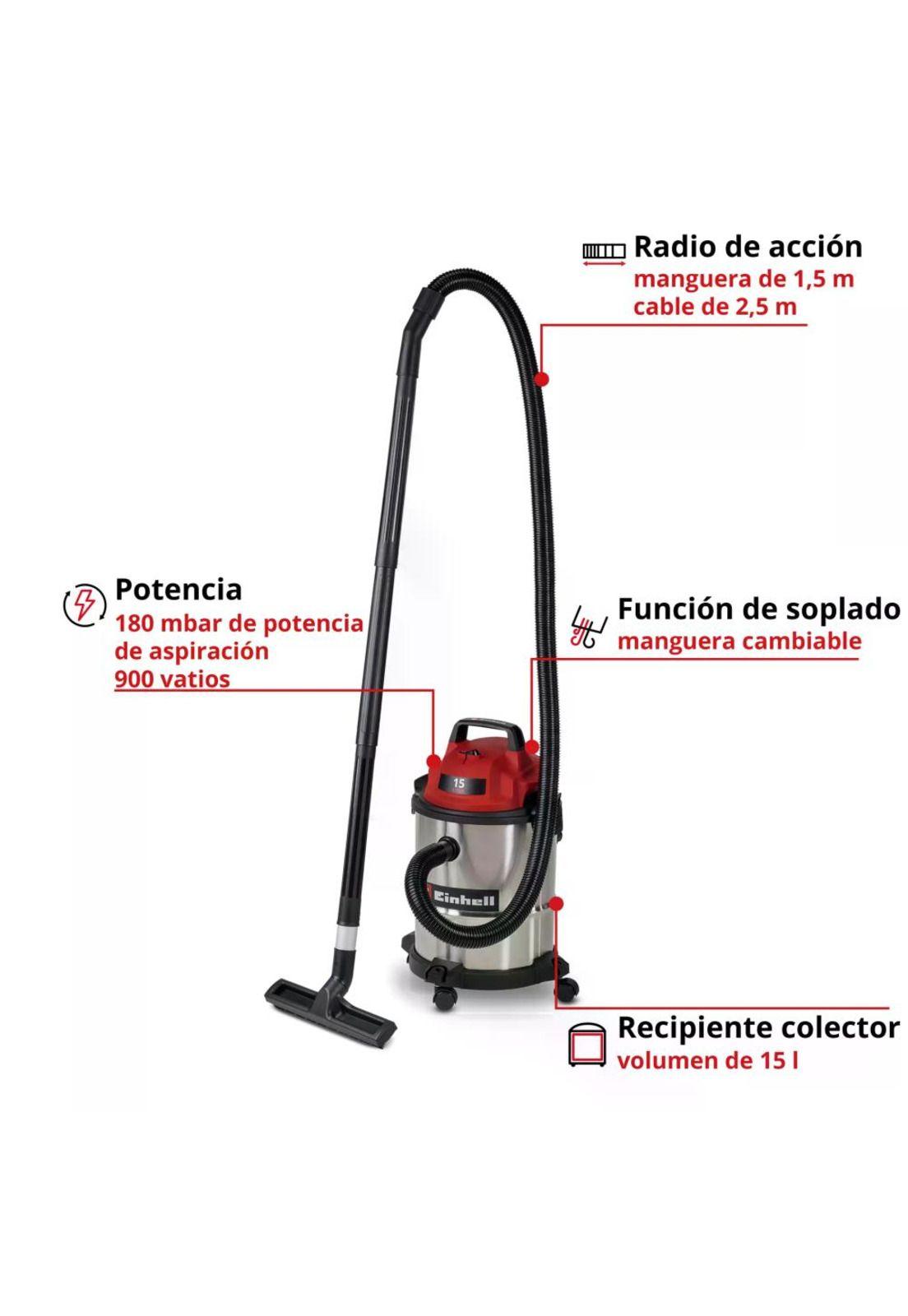 ASPIRAD EINHELL POLV/AGUA TC-CV 15-40 900W 2347405-2