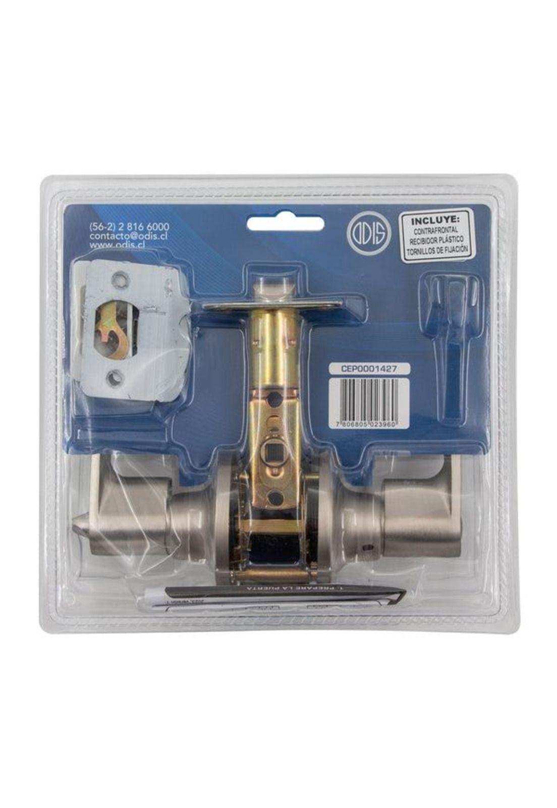 CERRADURA TUB.203 ODIS C/MANILLA BAÑO CR-N BT-6