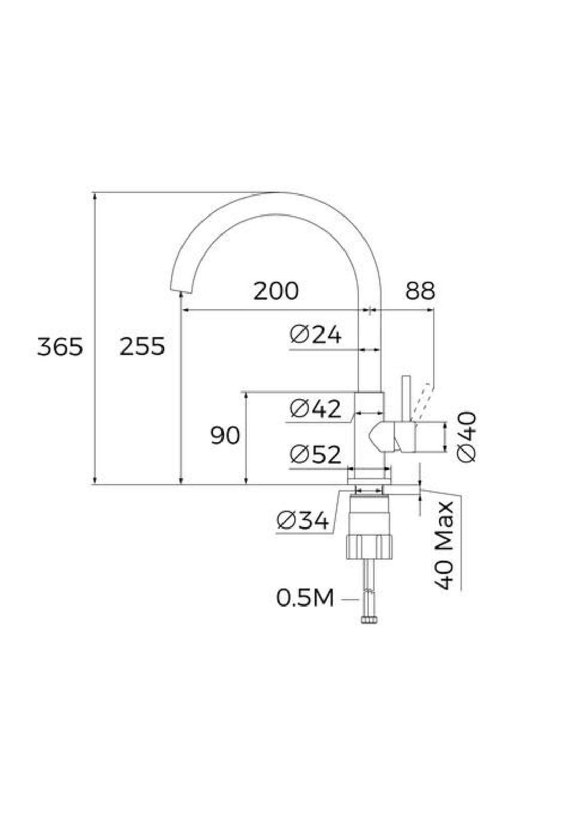 GRIFO LAVAPLATOS TEKA UNI 9310 XP-5