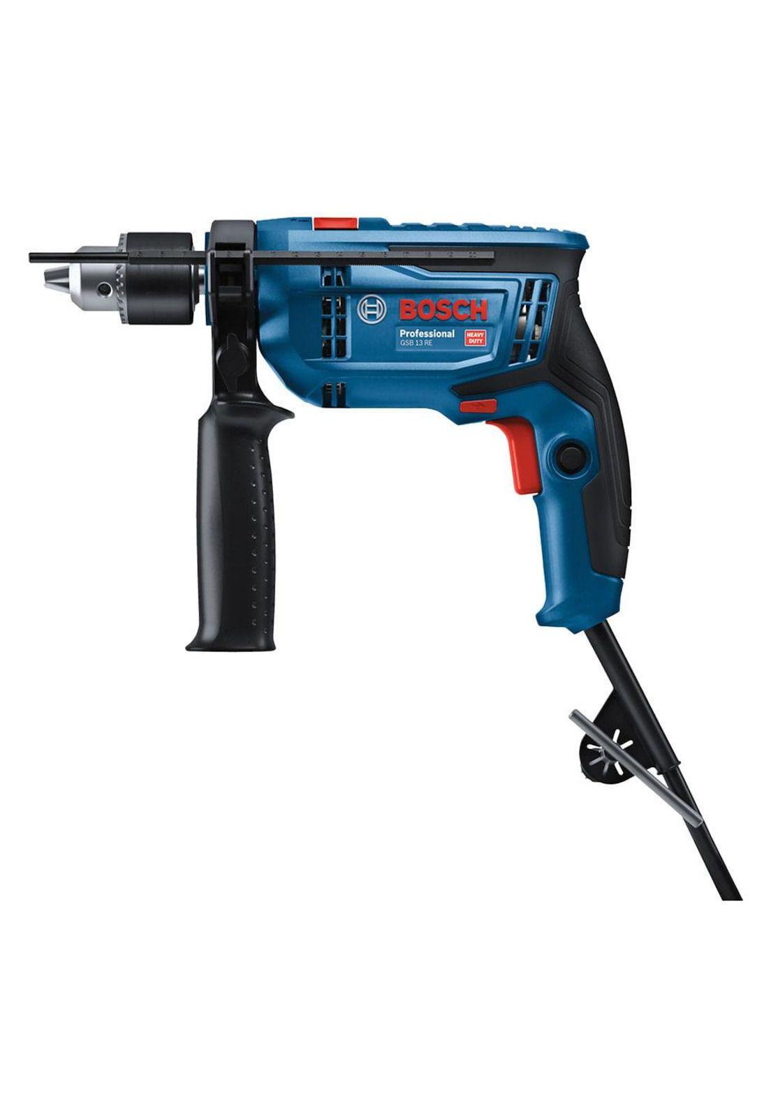 TALADRO PERCUTOR ATORNILLADOR BOSCH GSB 13 RE 650W + 23 ACC-2