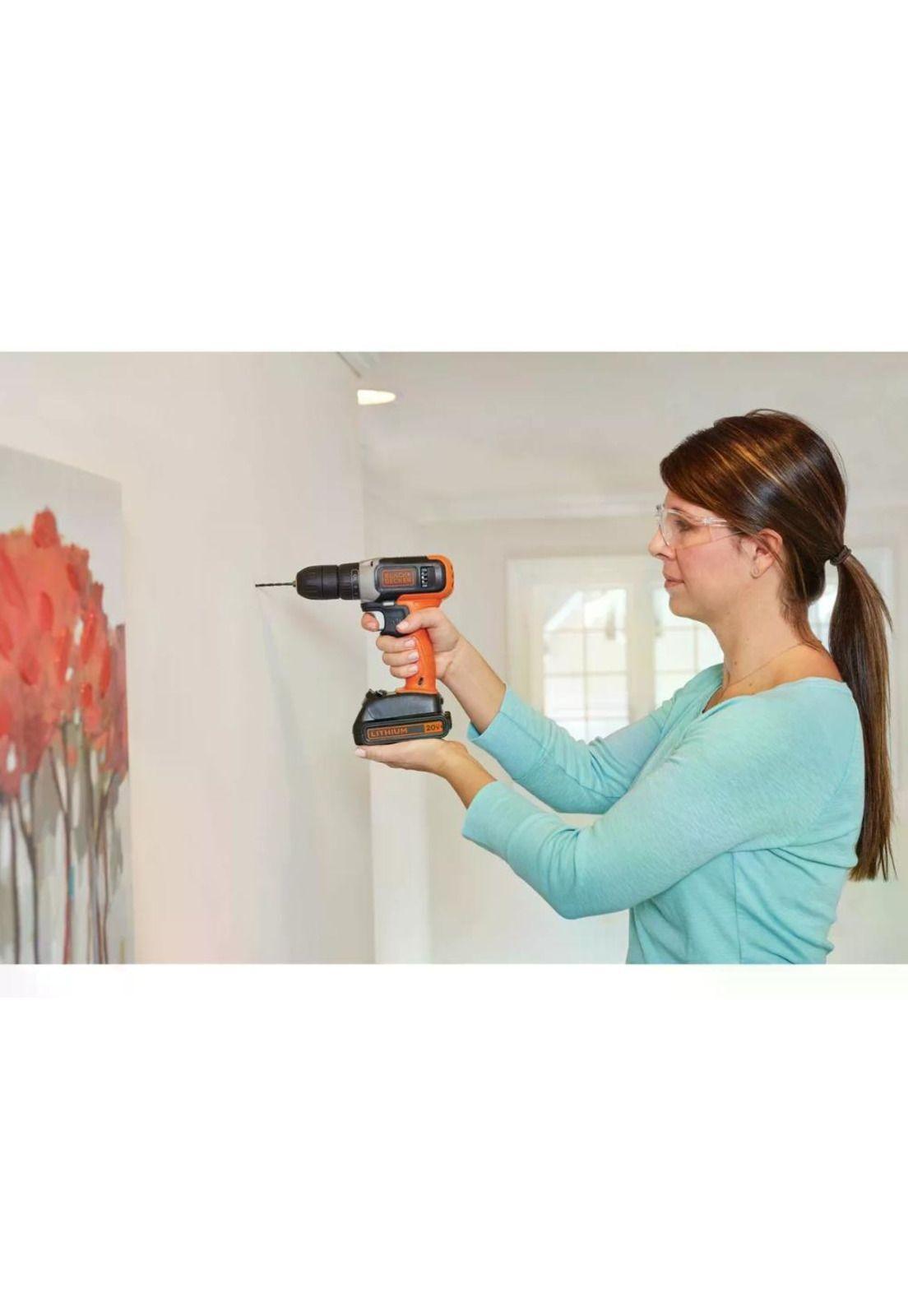 KIT TALADRO BLACK+DECKER BCD702PK2B +2BAT 1.5A+CARG+54ACC-2