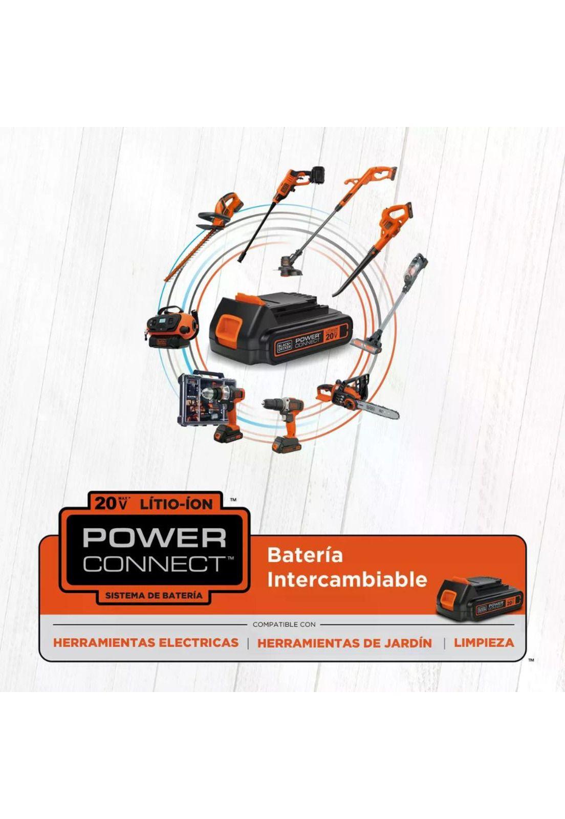 KIT TALADRO BLACK+DECKER BCD702PK2B +2BAT 1.5A+CARG+54ACC-6