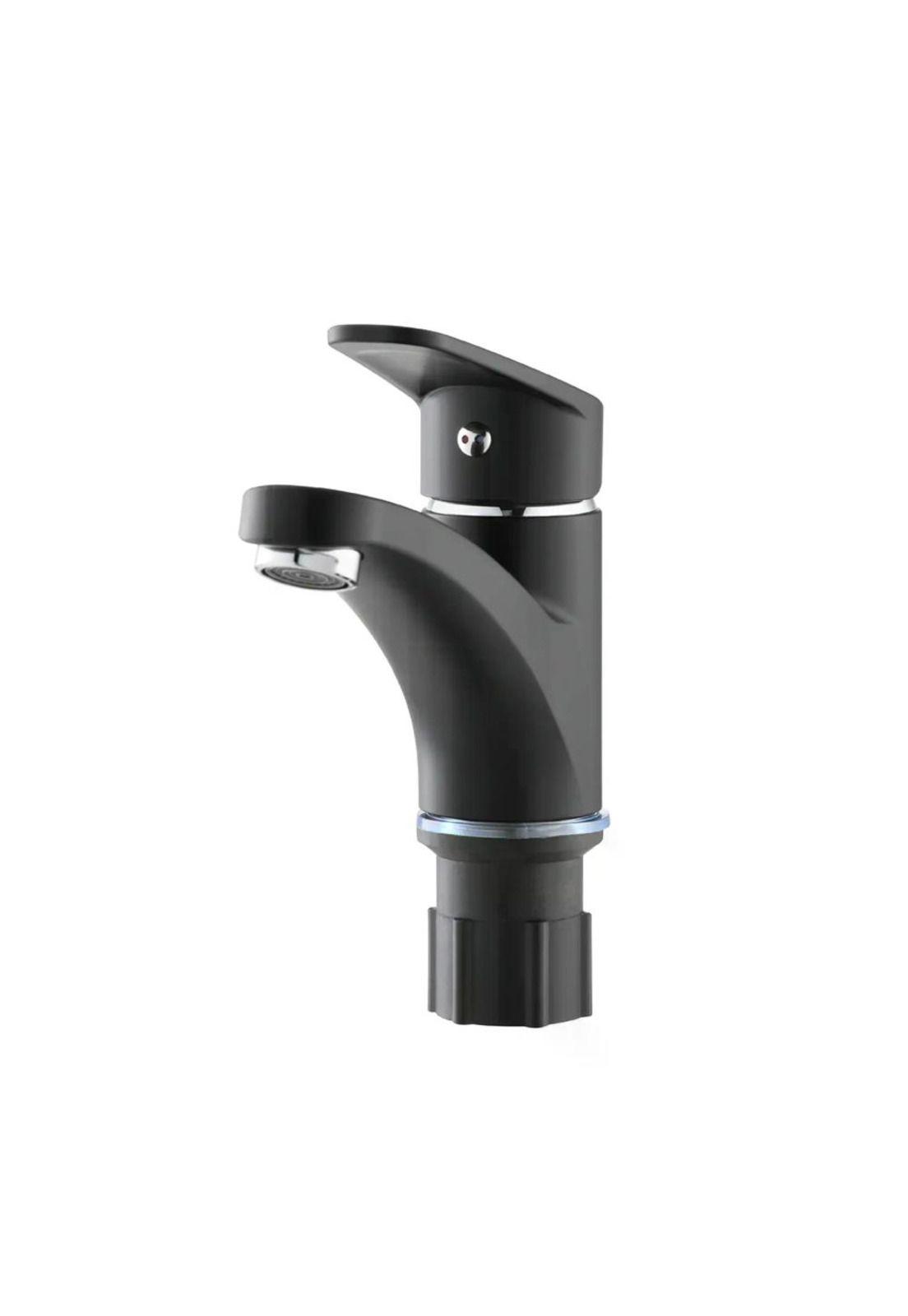 MONOMANDO DUSCHY ABS EKO BLACK MATTE PLUS LAVAMANO-2