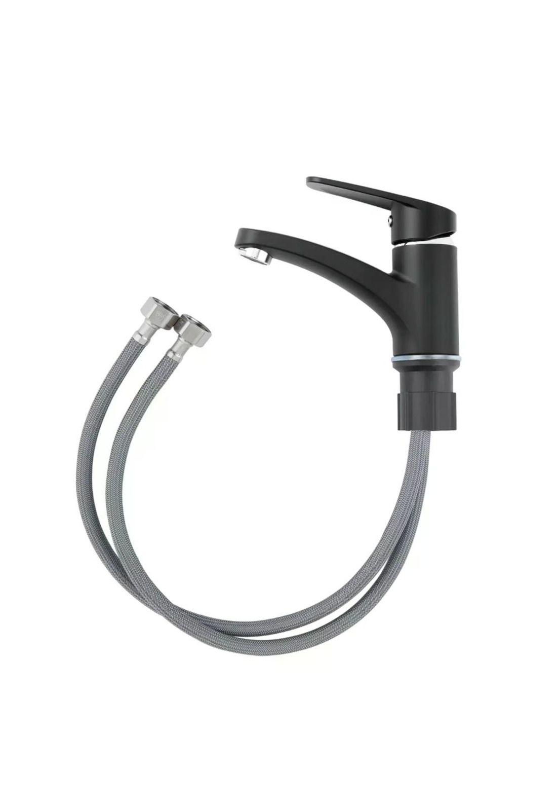 MONOMANDO DUSCHY ABS EKO BLACK MATTE PLUS LAVAMANO-5