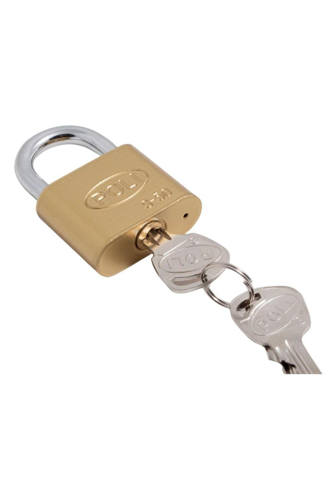 CANDADO POLI S 50MM BRONCE-2